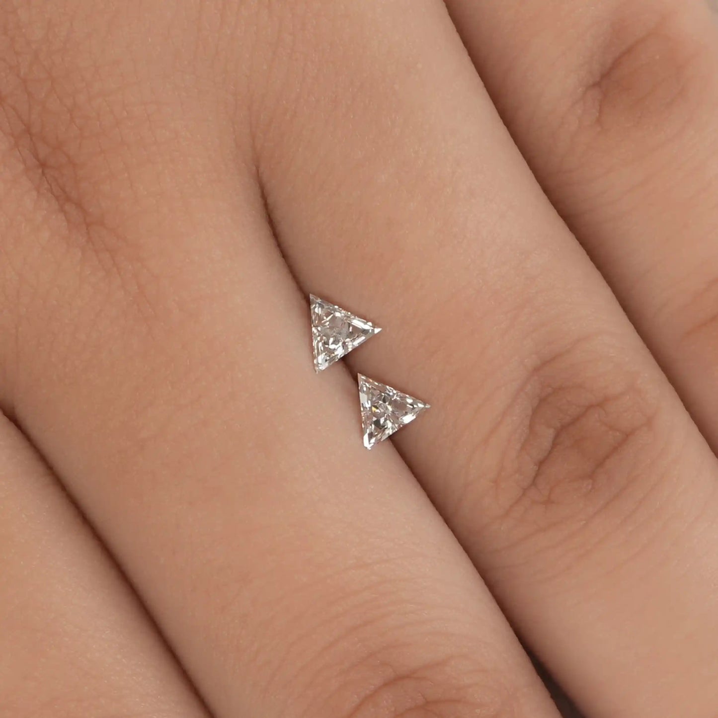 0.54 TCW Triangle Cut Lab Grown Diamond