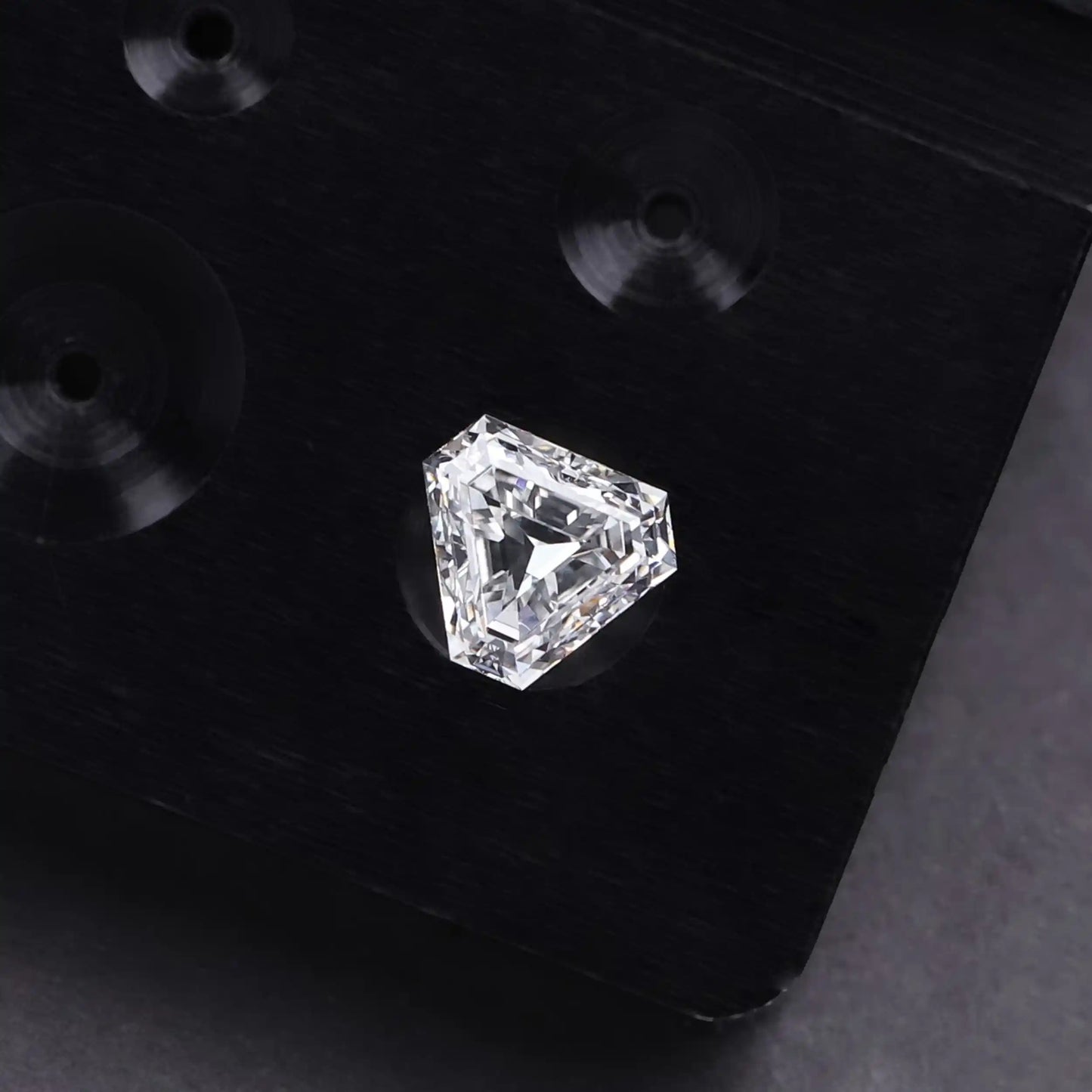 0.55 Carat Shield Cut Lab Grown Diamond