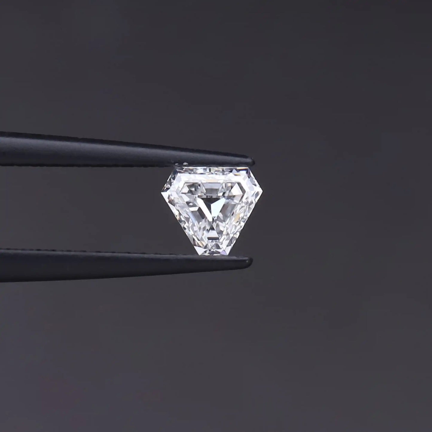 0.55 Carat Shield Cut Lab Grown Diamond