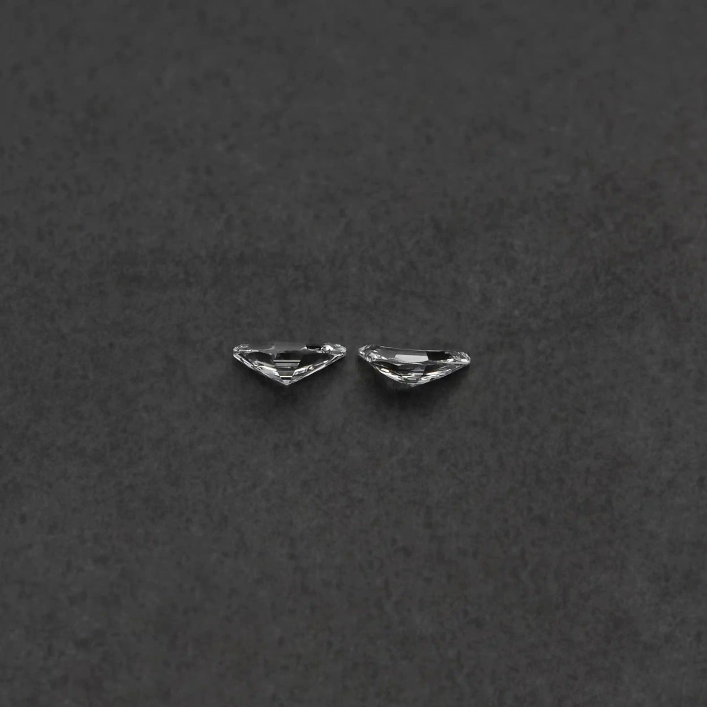 0.57 TCW Step Cut Half Moon Lab Grown Diamond