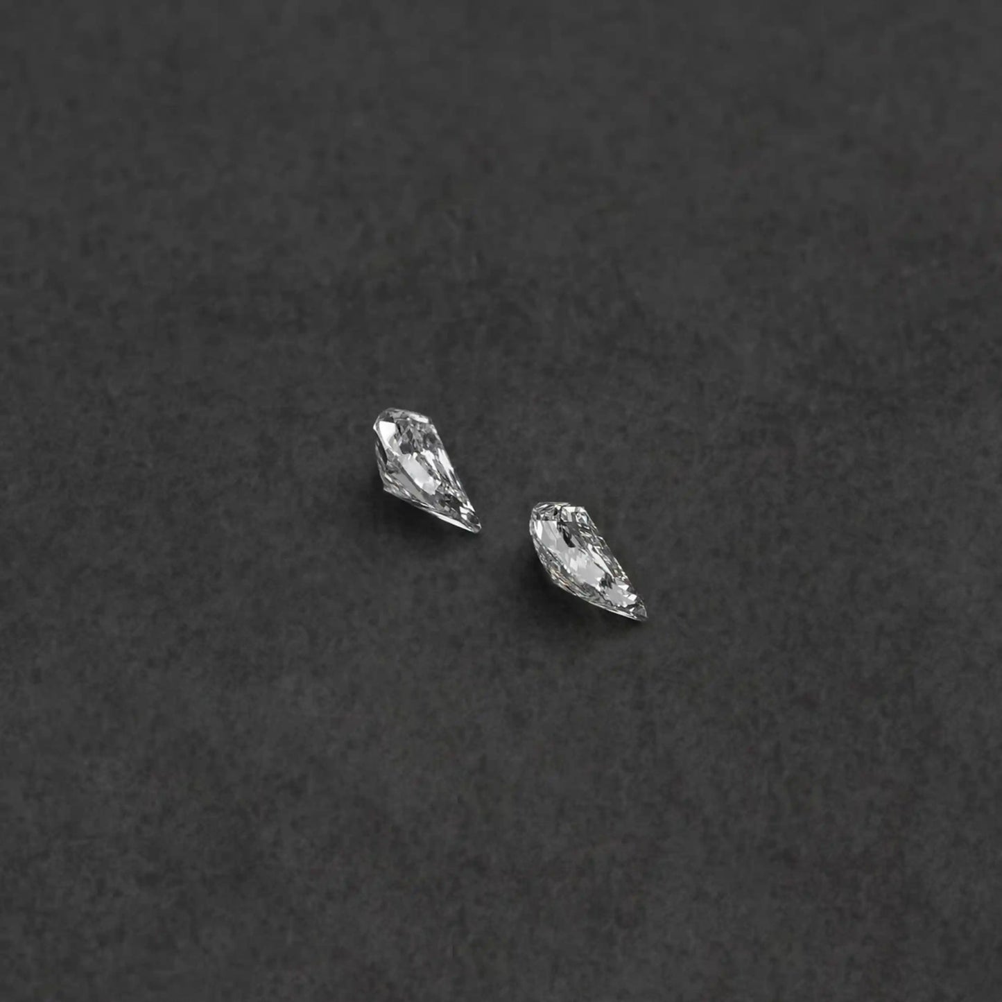 0.57 TCW Step Cut Half Moon Lab Grown Diamond