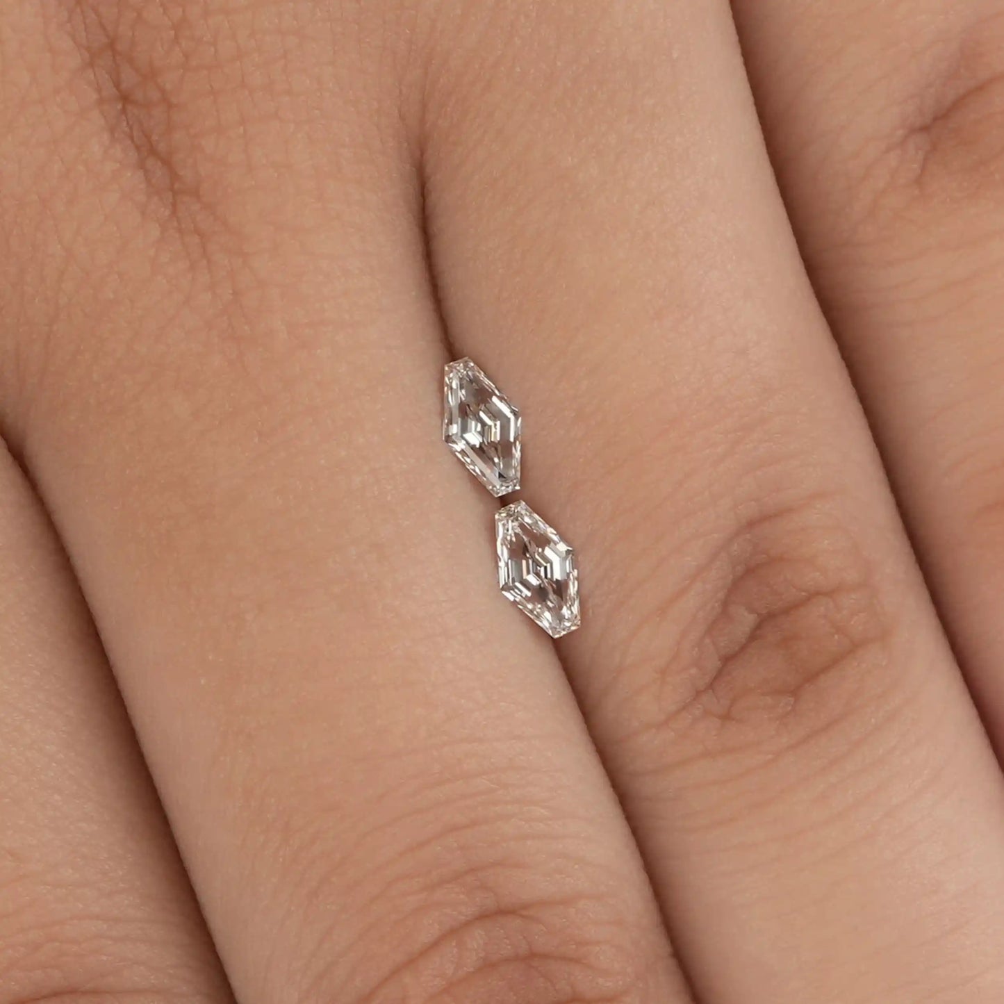 0.59 TCW Elongated Lozenge Cut Lab Grown Diamond