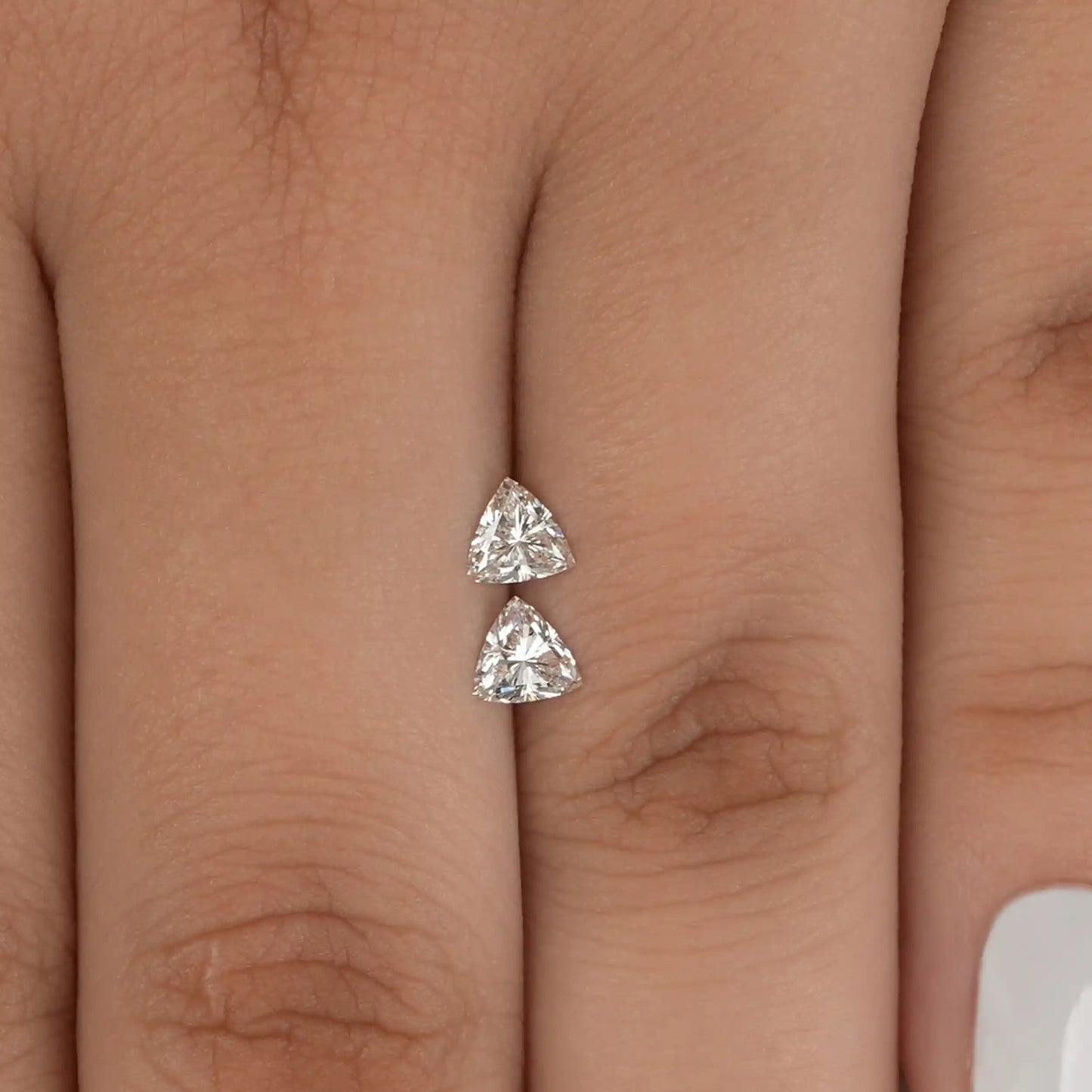 0.59 TCW Trillion Cut Lab Grown Diamond