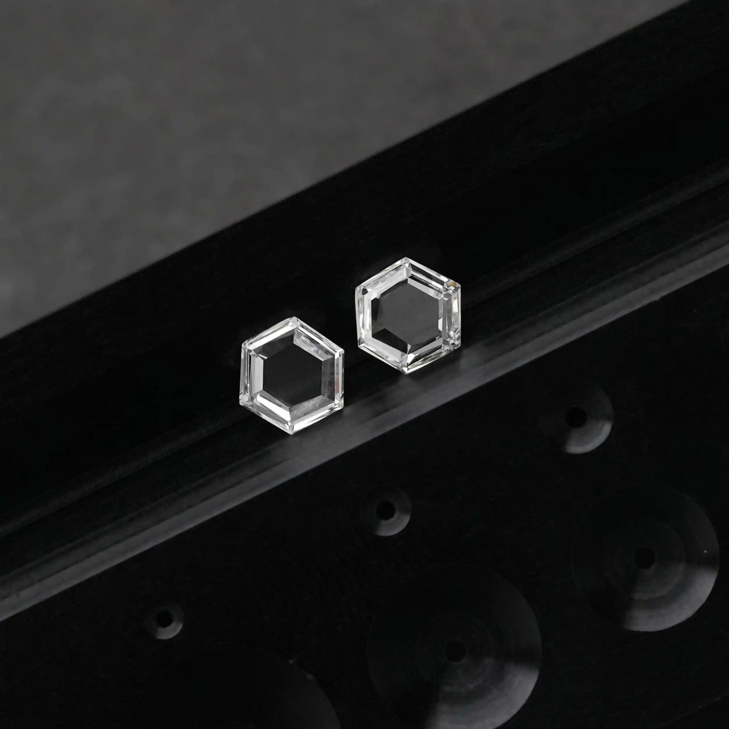 0.70 TCW Rose Cut Hexagon Lab Grown Diamond