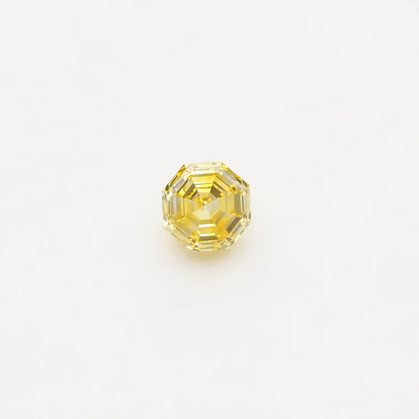 1.25 Carat Yellow Hexagon Cut Lab Grown Diamond