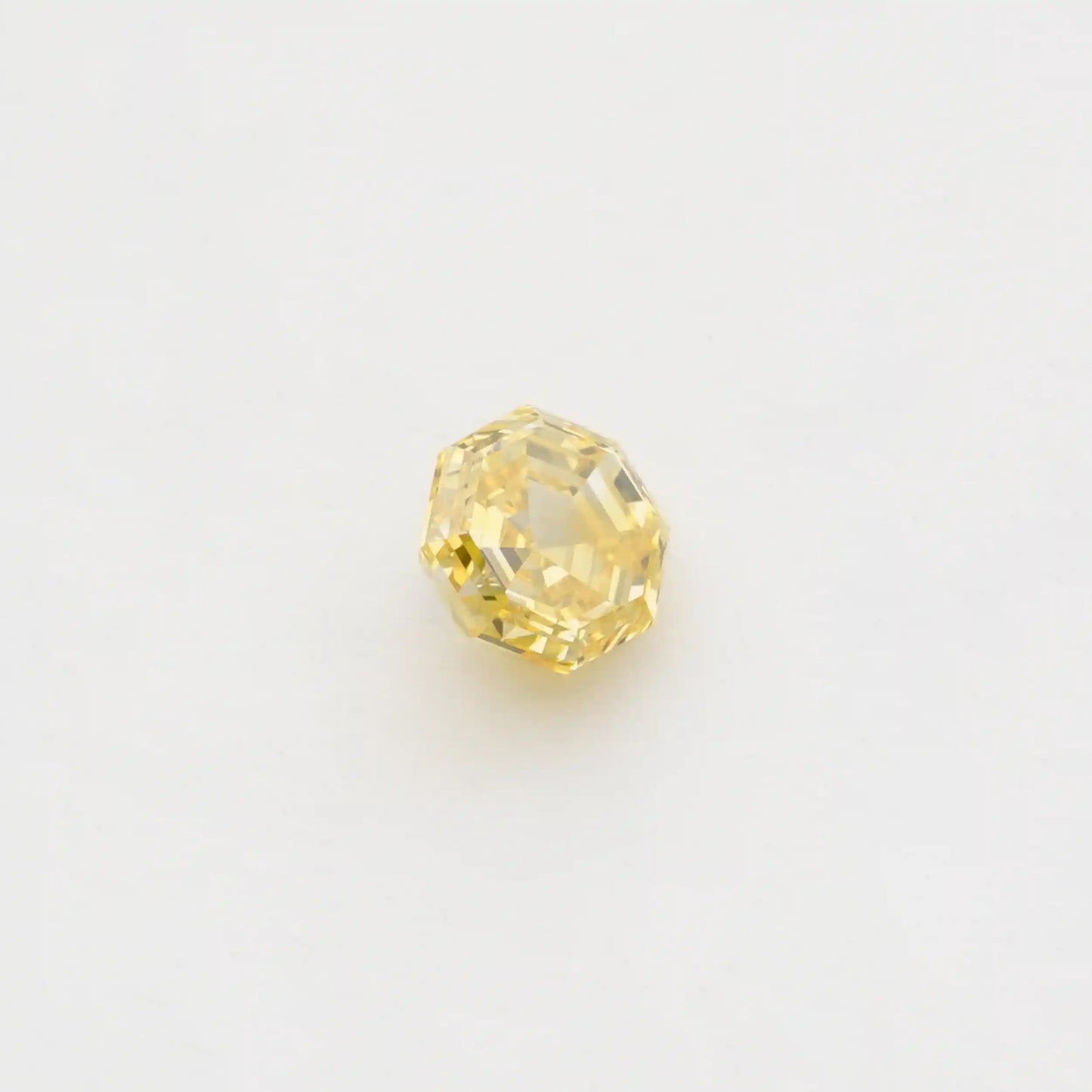 1.25 Carat Yellow Hexagon Cut Lab Grown Diamond