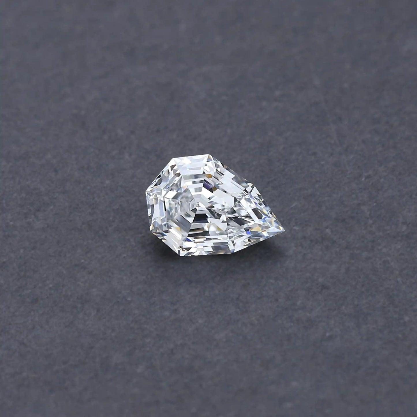 1.51 Carat Step Cut Pear Lab Grown Diamond