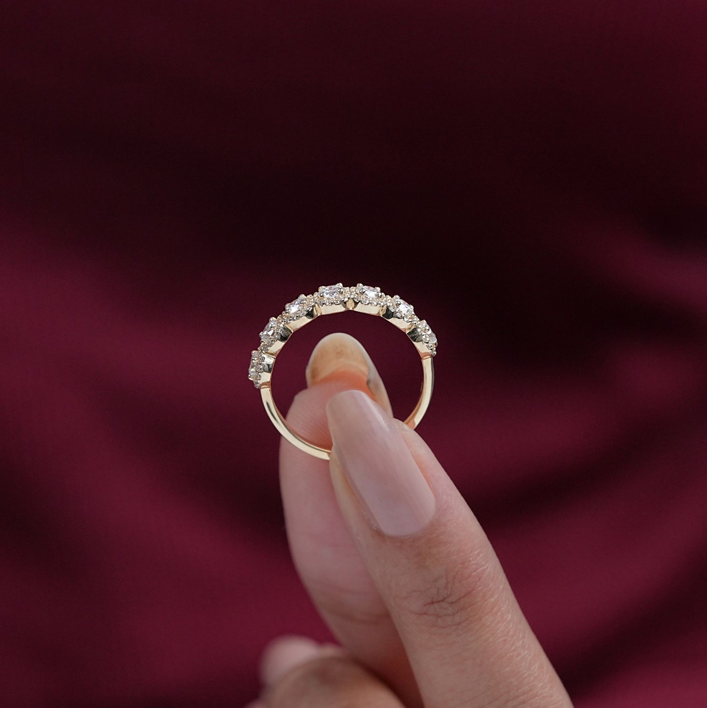 Round Cut Lab Diamond Ring