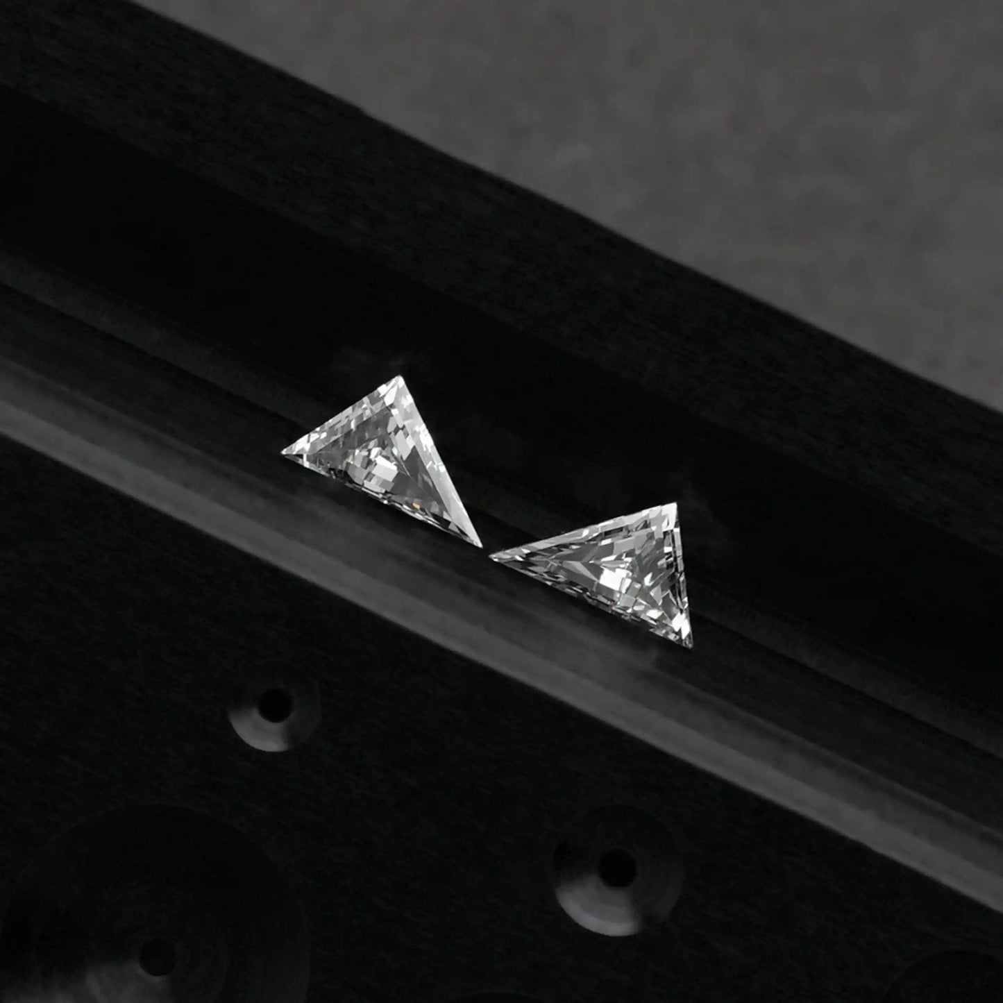 0.35 TCW Antique Shape Triangle Cut Lab Grown Diamond