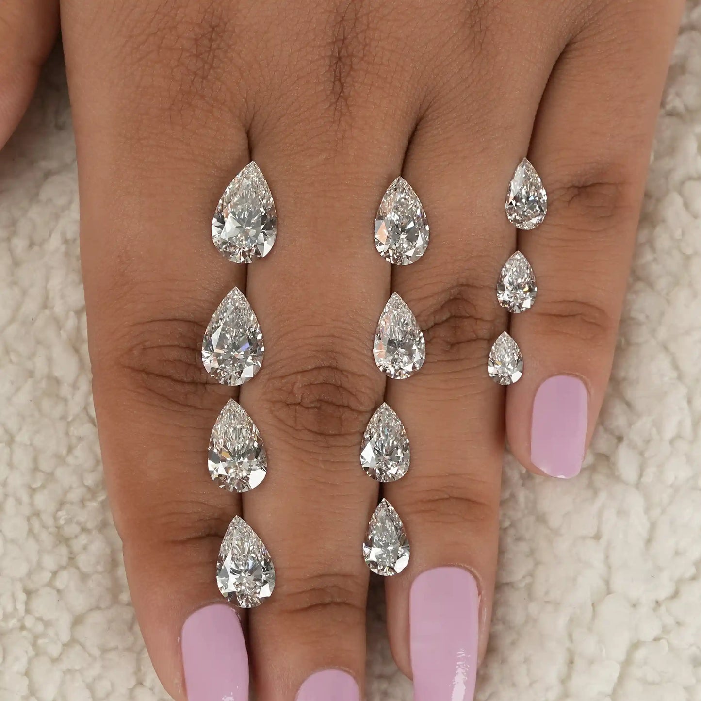 IGI Certified Pear Cut Lab Grown  Diamond