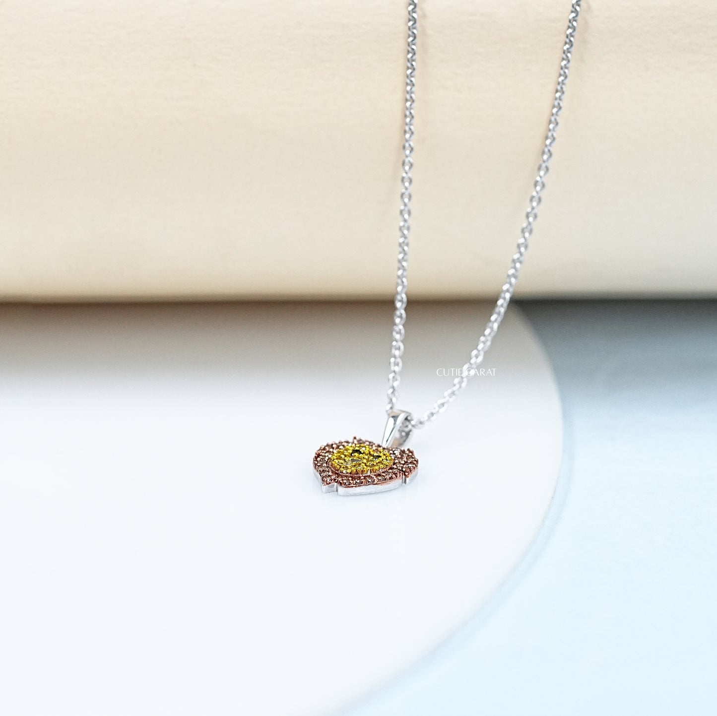 Lab Grown Diamond Lion Pendant