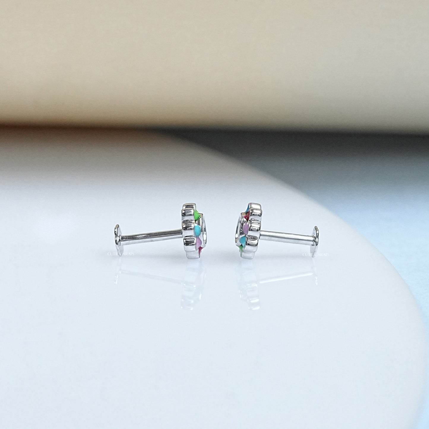 Lab Grown Diamond Enamel Studs