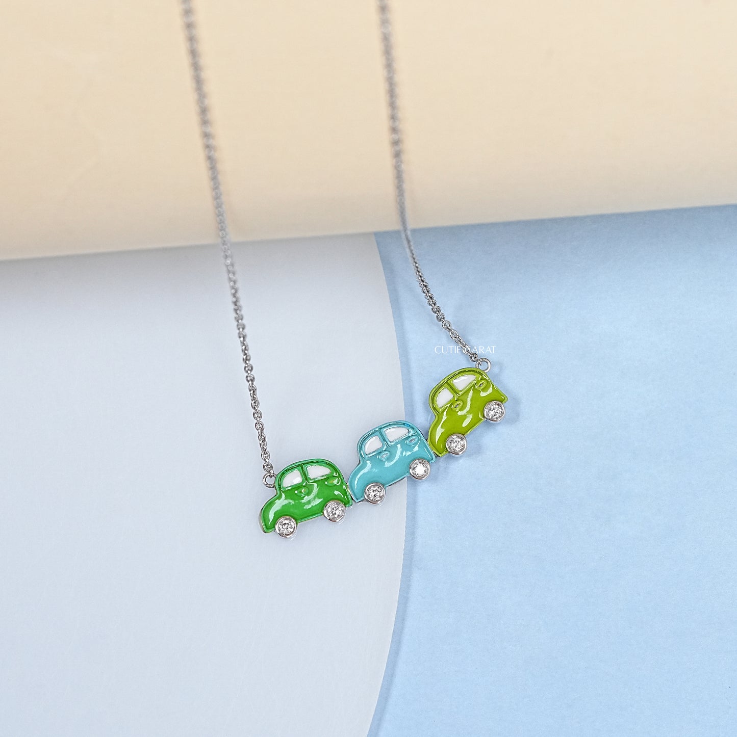 Enamel Toy Car Pendant