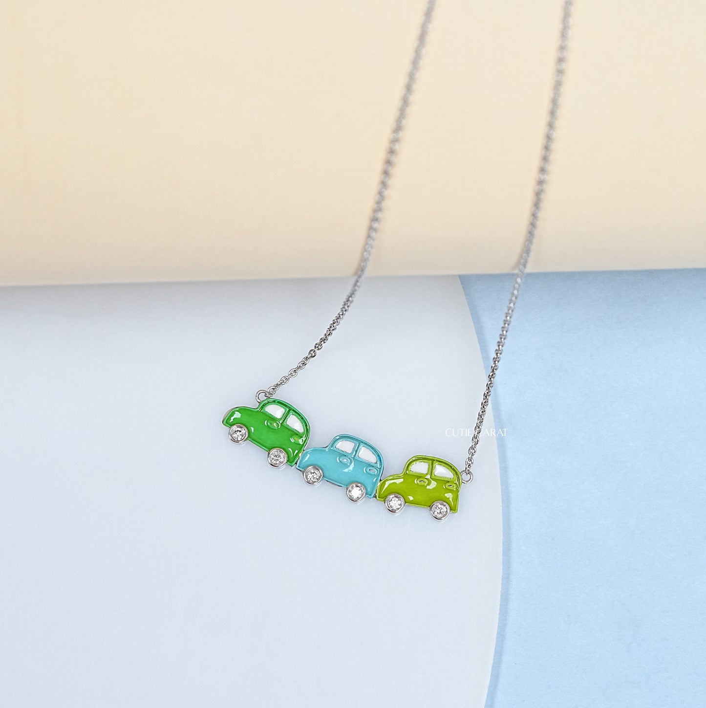 Enamel Toy Car Pendant