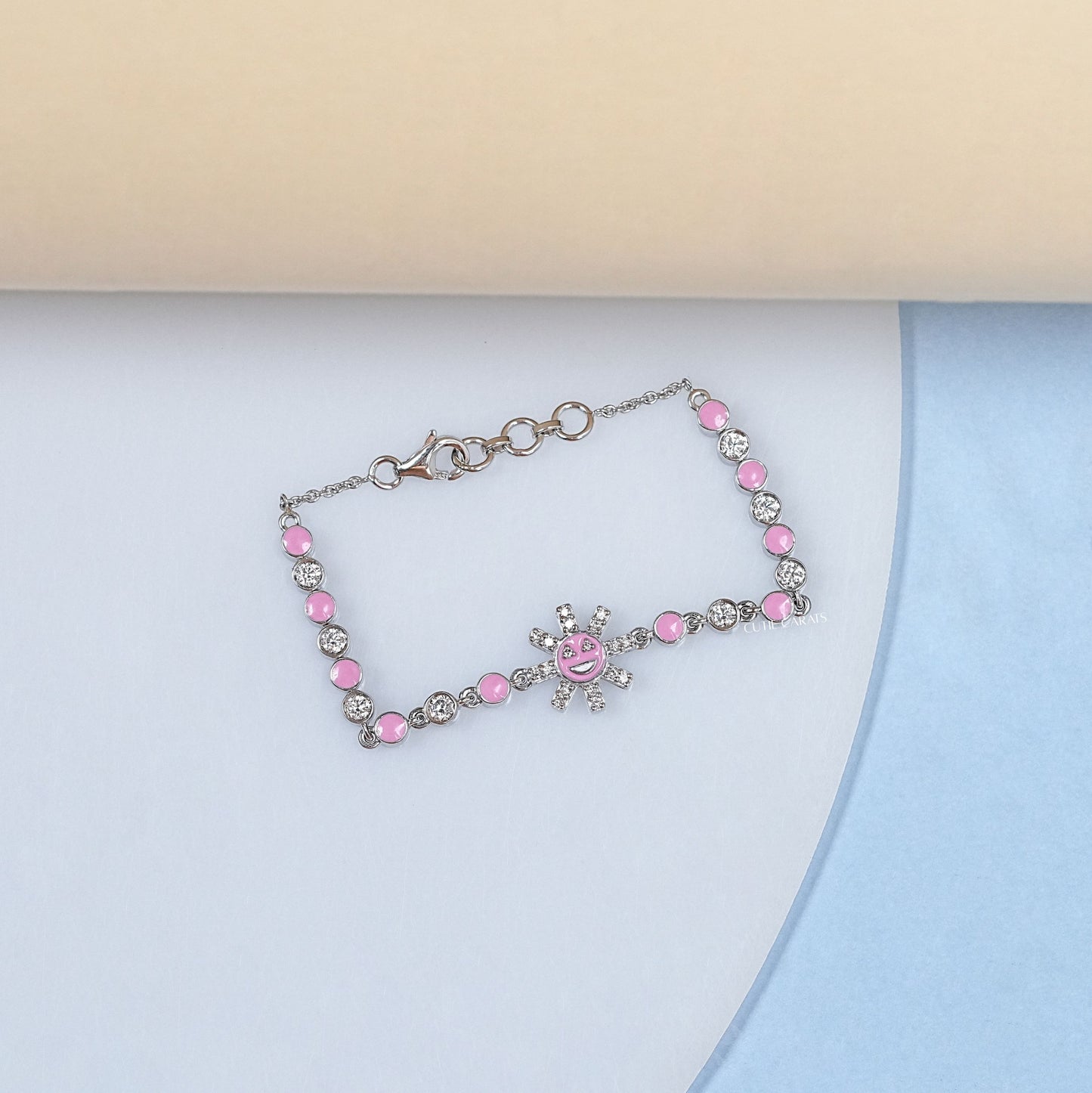 Enamel Sun Baby Bracelet