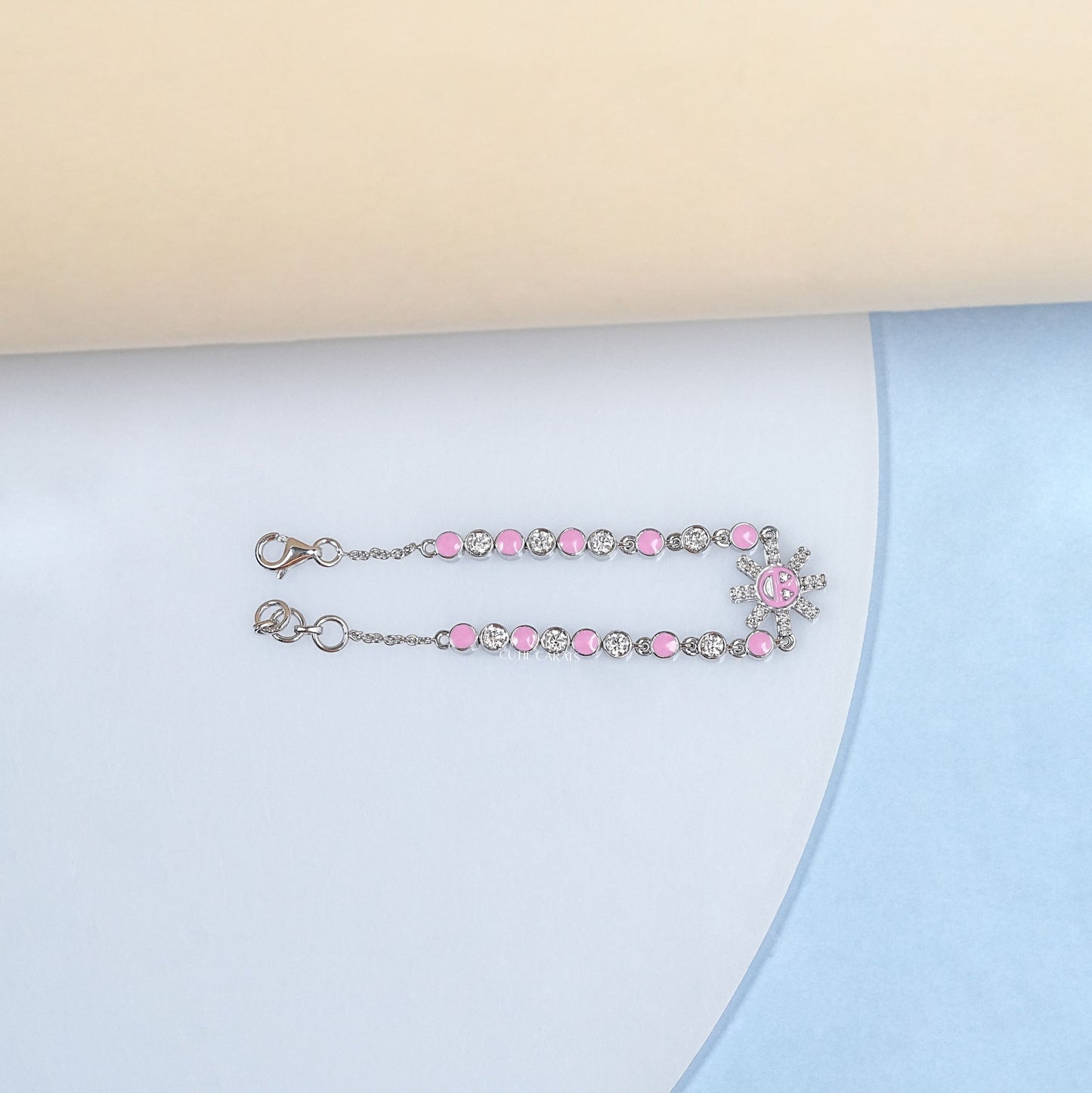 Enamel Sun Baby Bracelet