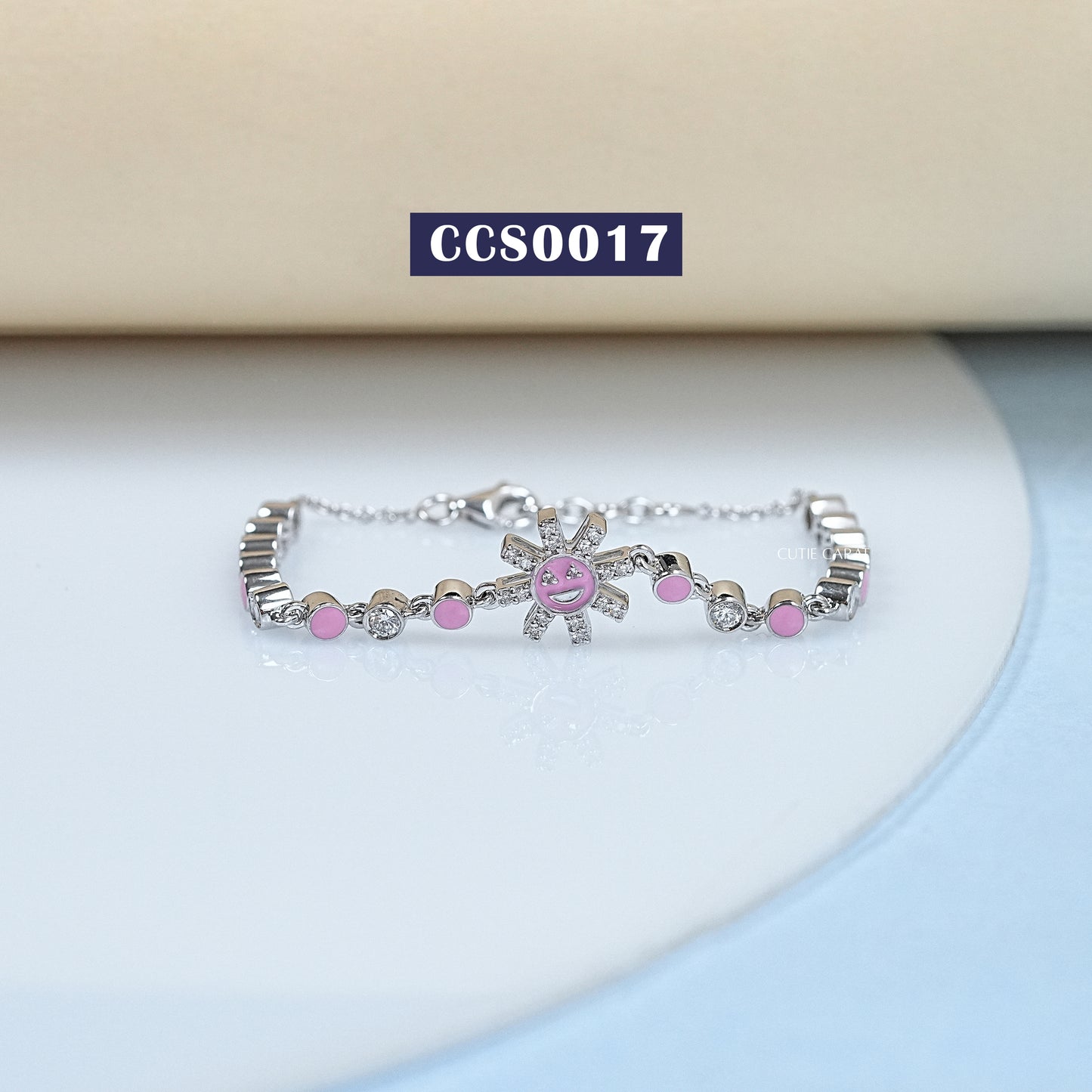 Enamel Sun Baby Bracelet