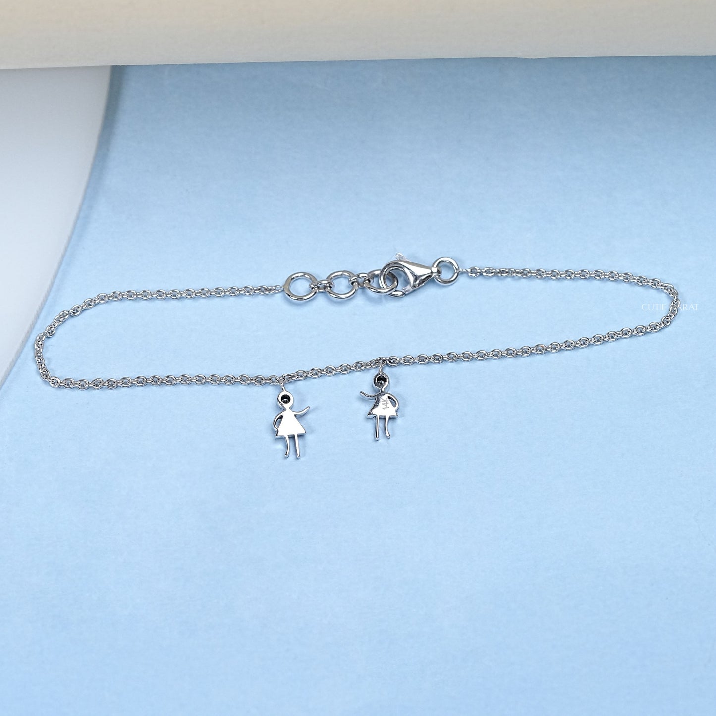 Enamel Doll Baby Anklet