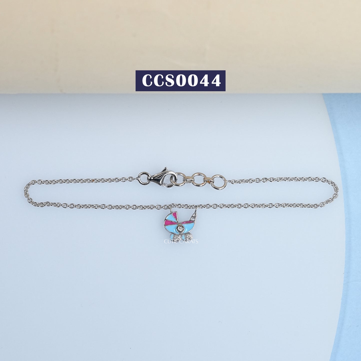 Stroller Enamel Baby Anklet