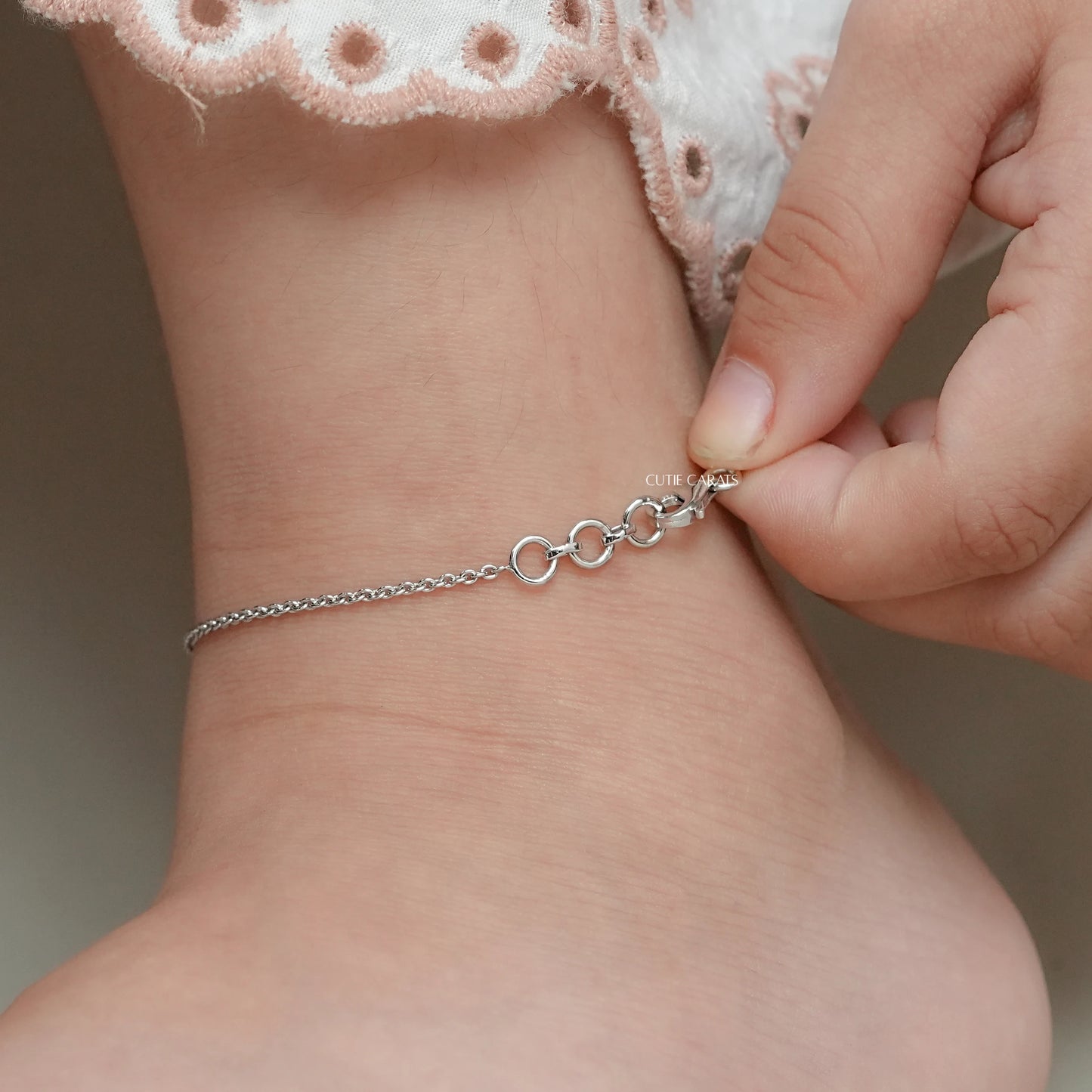 Baby Foot Enamel Anklet