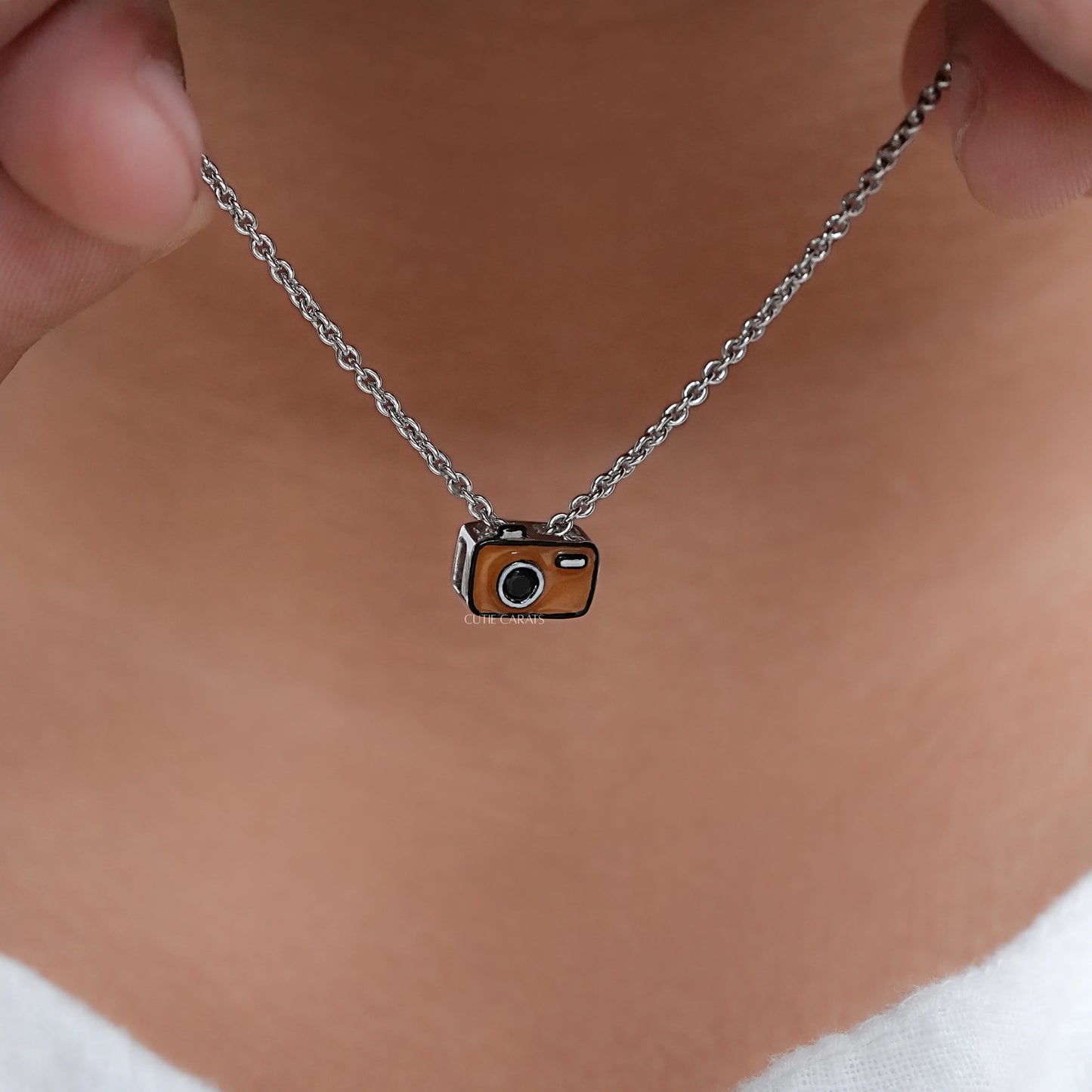 Adorable Retro Camera Pendant For Kids