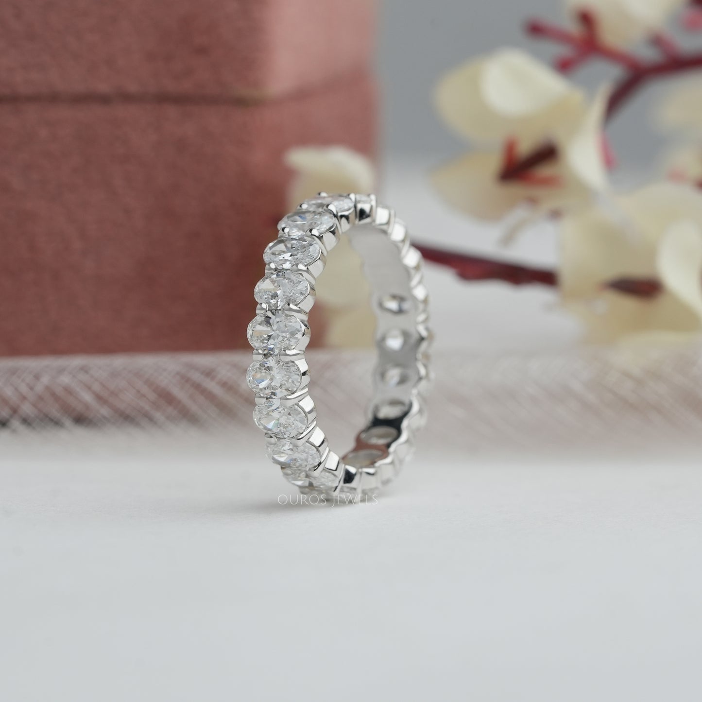 Oval Cut Eternity Band