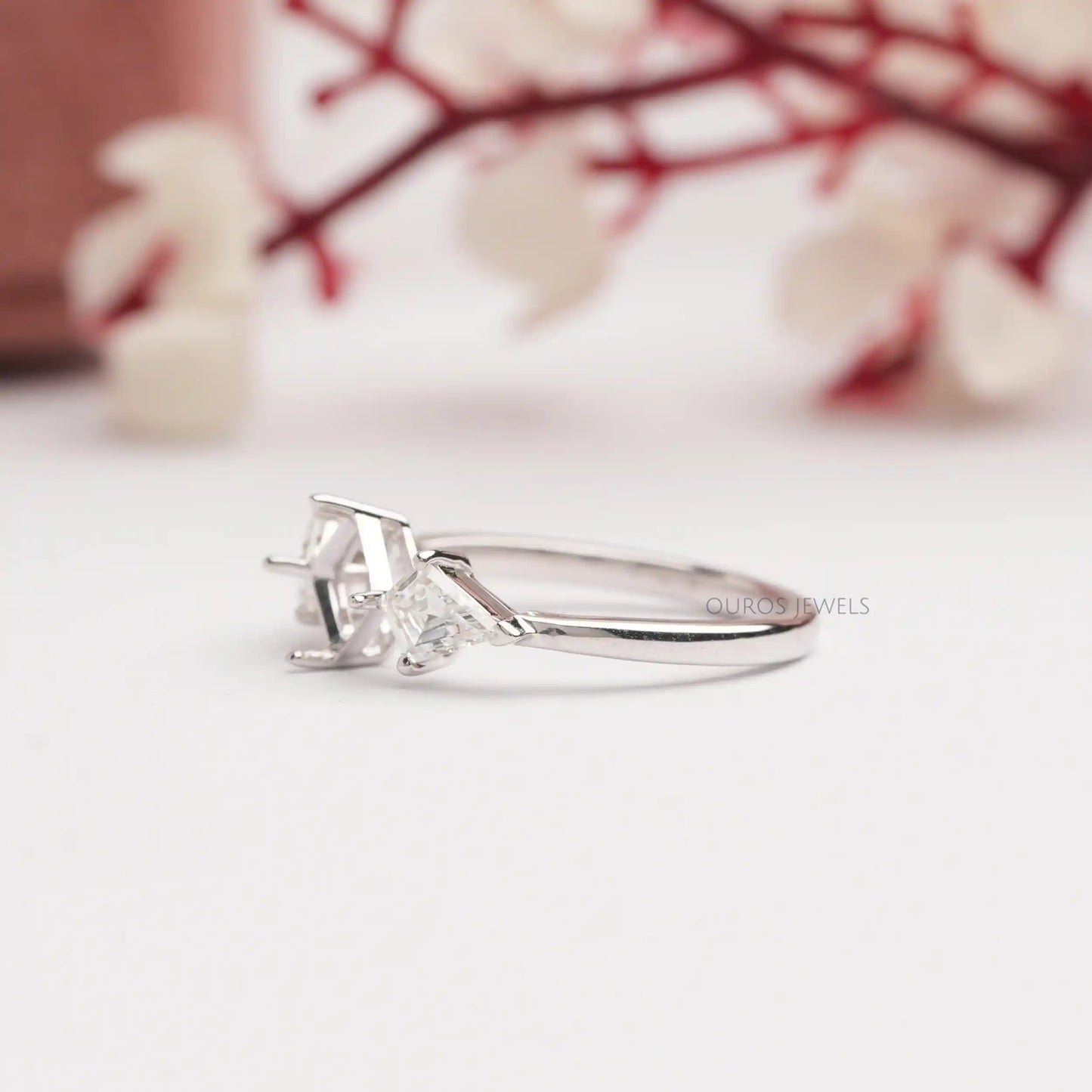 Three Stone Mount Setting Ring