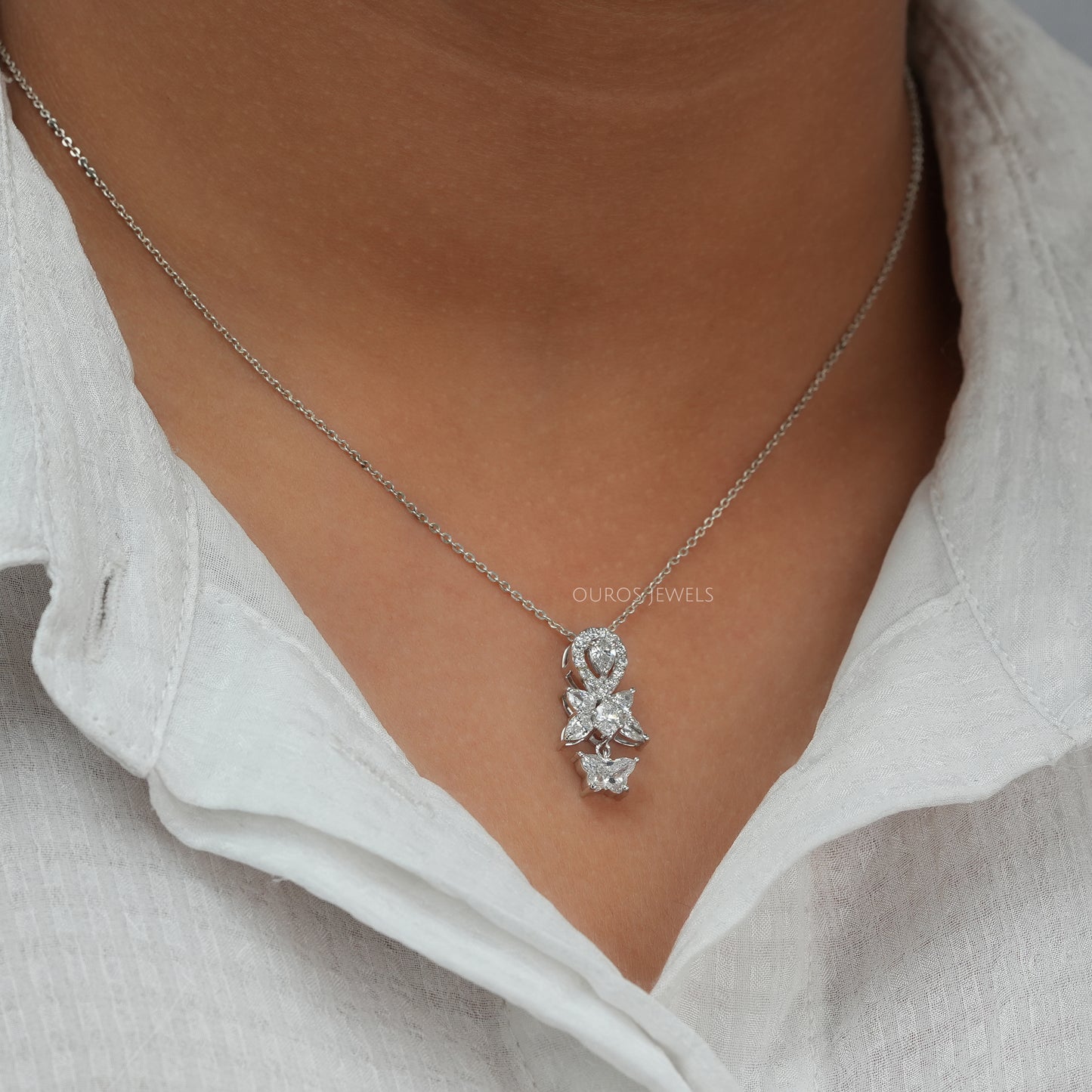 Butterfly Pendant Necklace