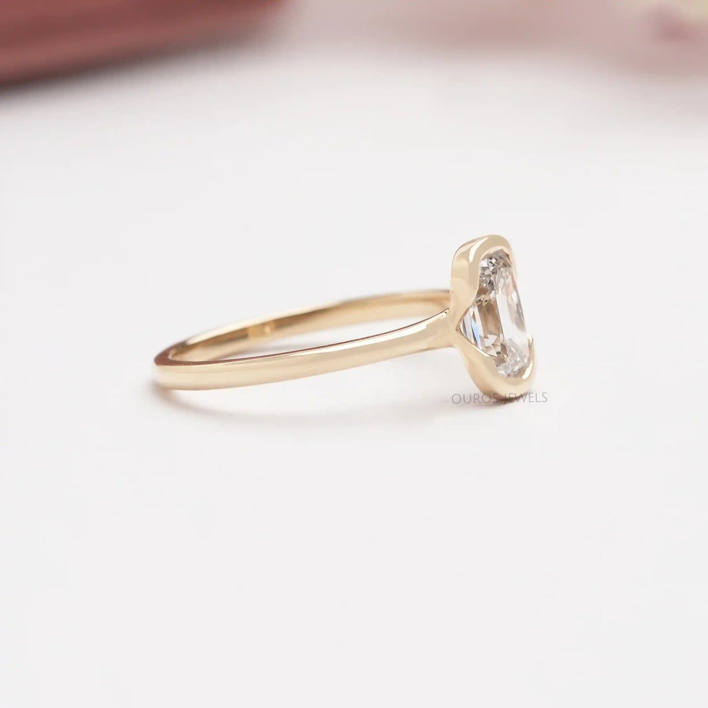 Ashoka Cut Lab Grown Diamond Solitaire Ring