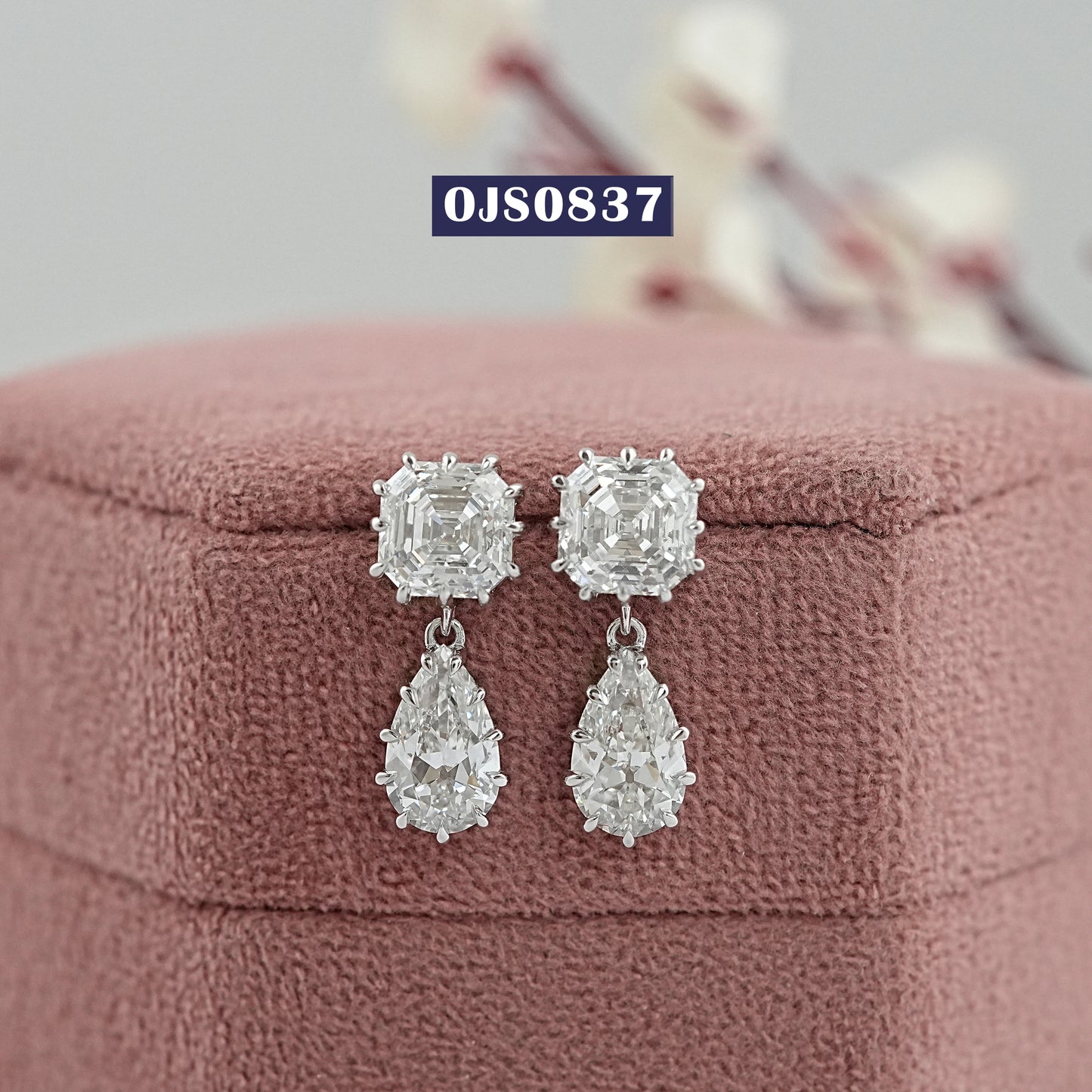 Old Mine Cut Diamond Drop & Dangle Earrings