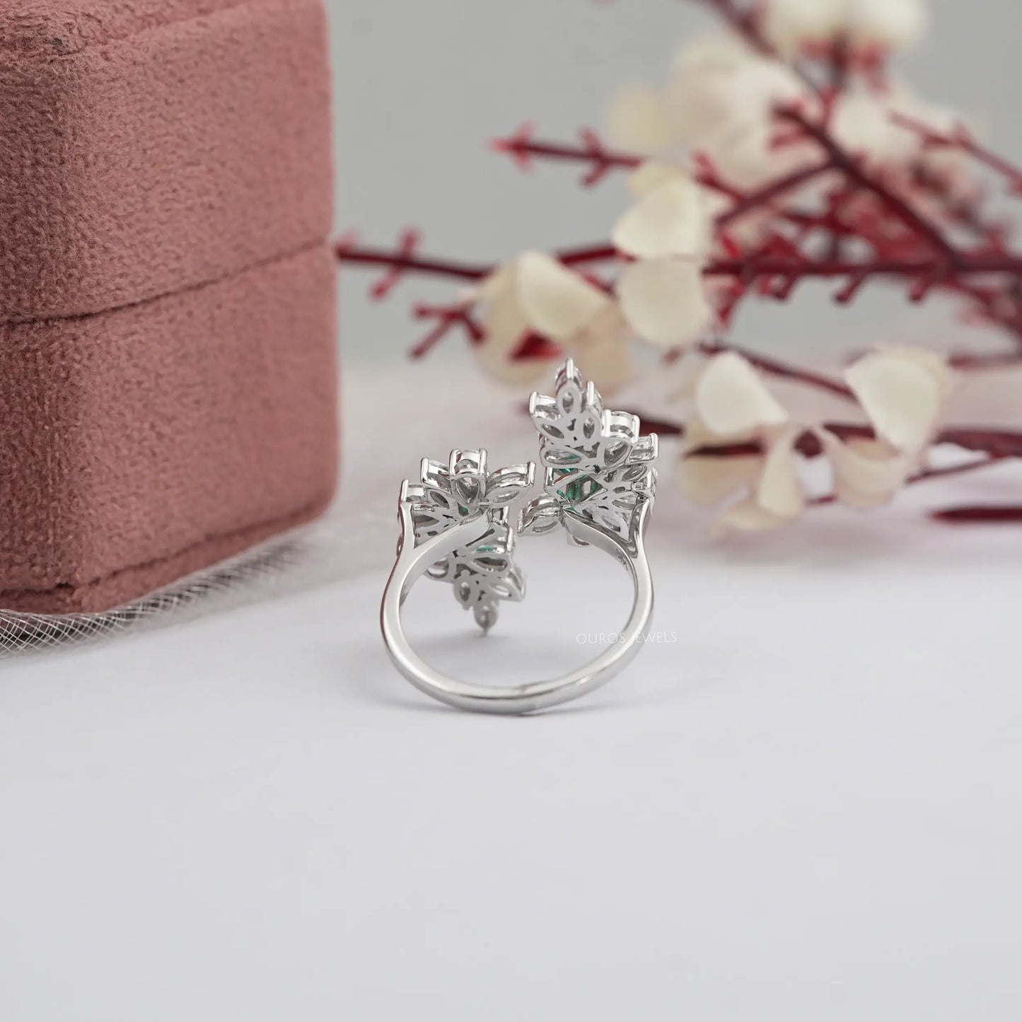 Multi Shape Lab Diamond Bypass Dainty Ring