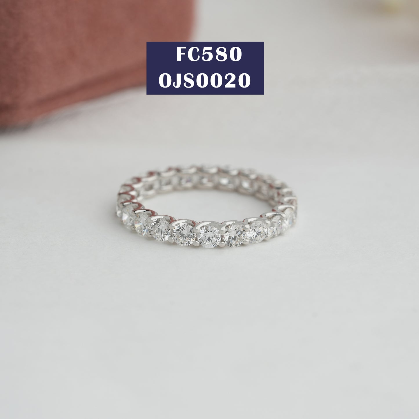 2.80 MM Round Cut Lab Diamond Band