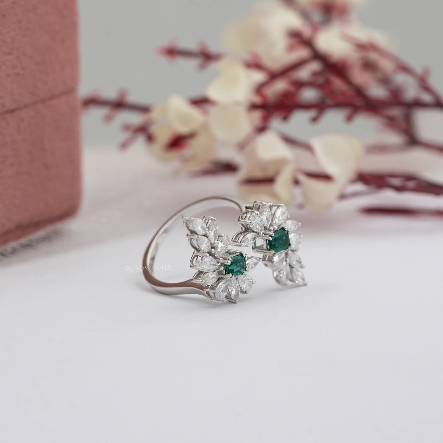 Multi Shape Lab Diamond Bypass Dainty Ring