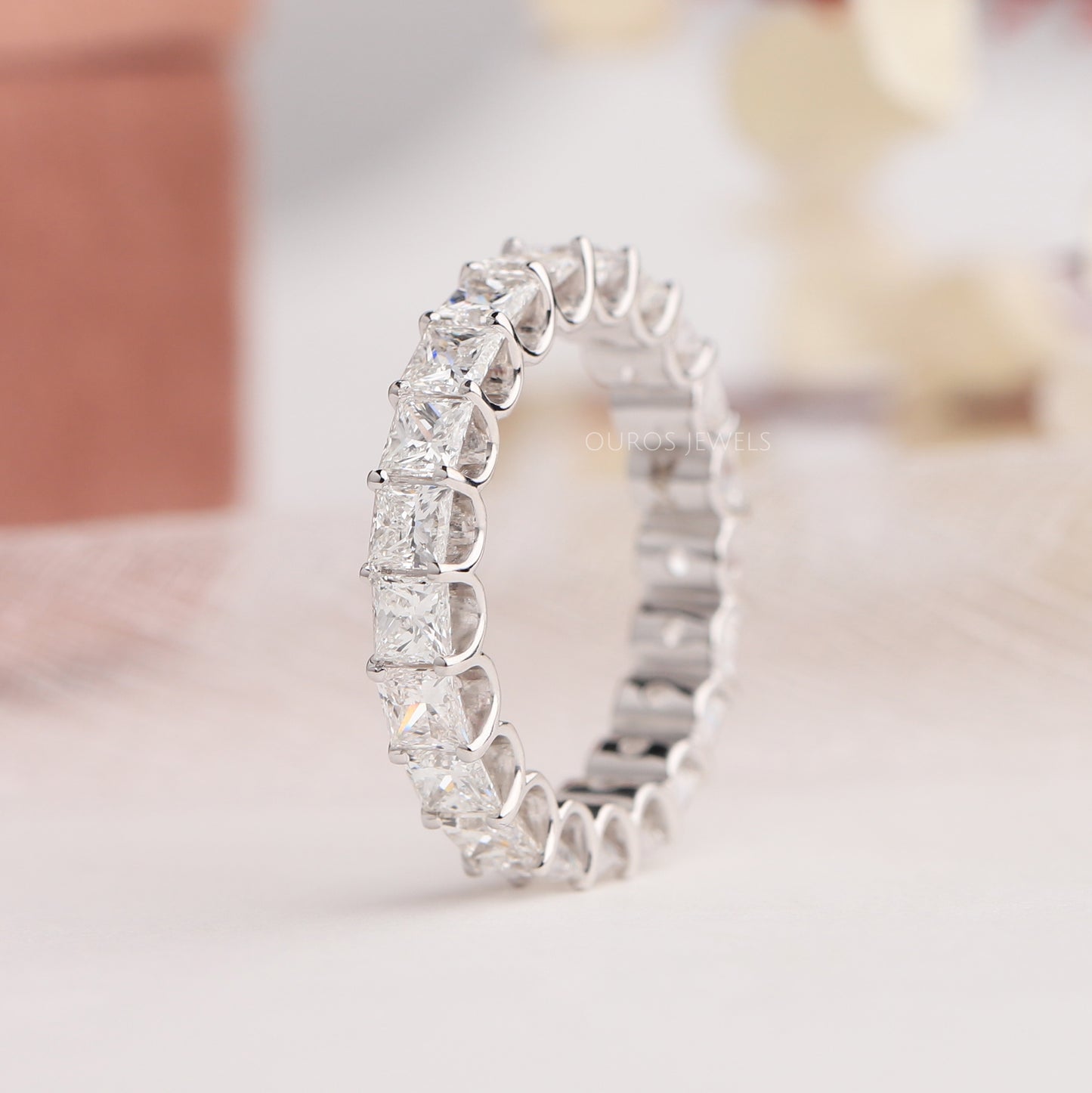 Lab Grown Princess Diamond Eternity Band
