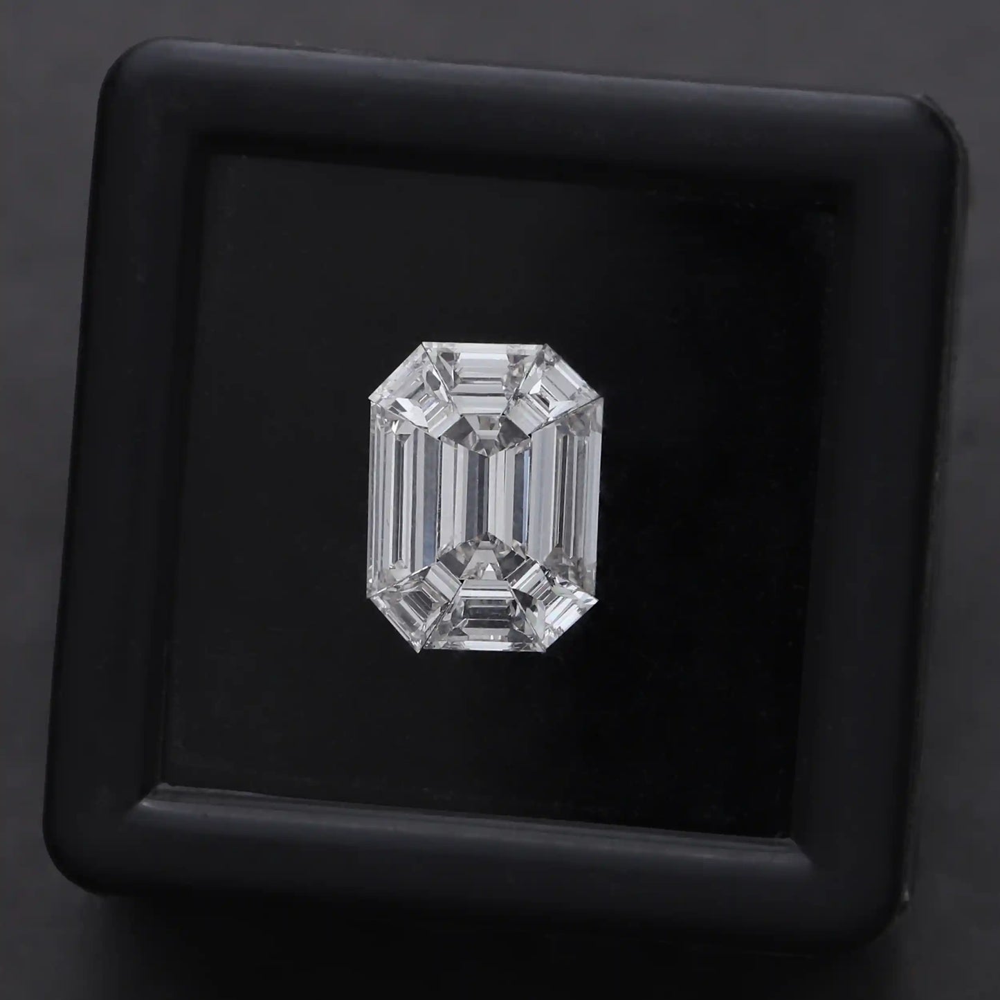 1.37 Carat Emerald Shape Pie Cut Lab Grown Diamond