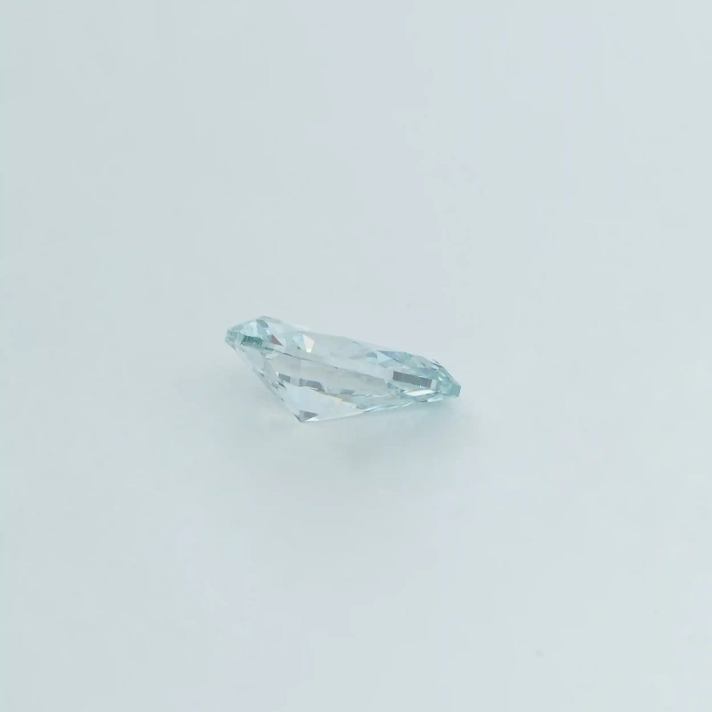 1.07 Carat Light Blue Pear Cut Lab Grown Diamond