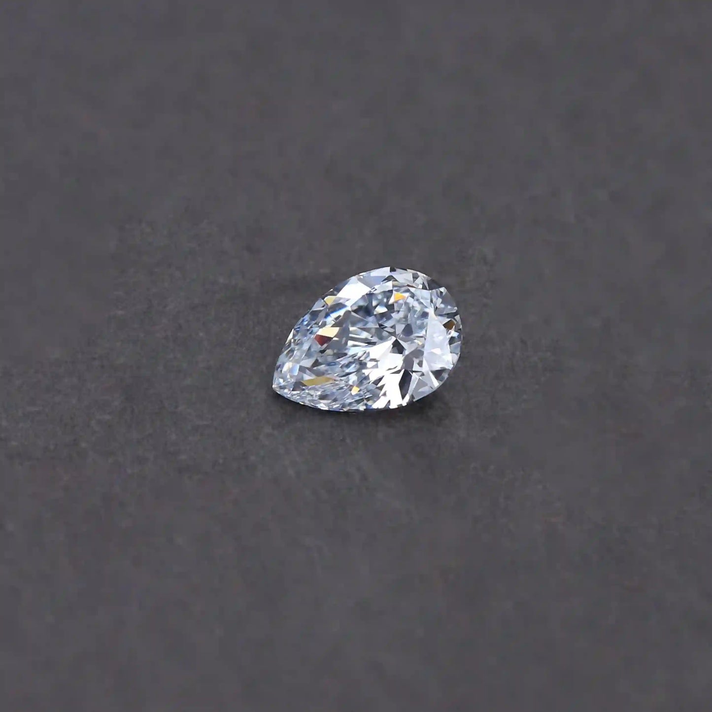 0.60 Carat Light Blue Pear Cut Lab Grown Diamond
