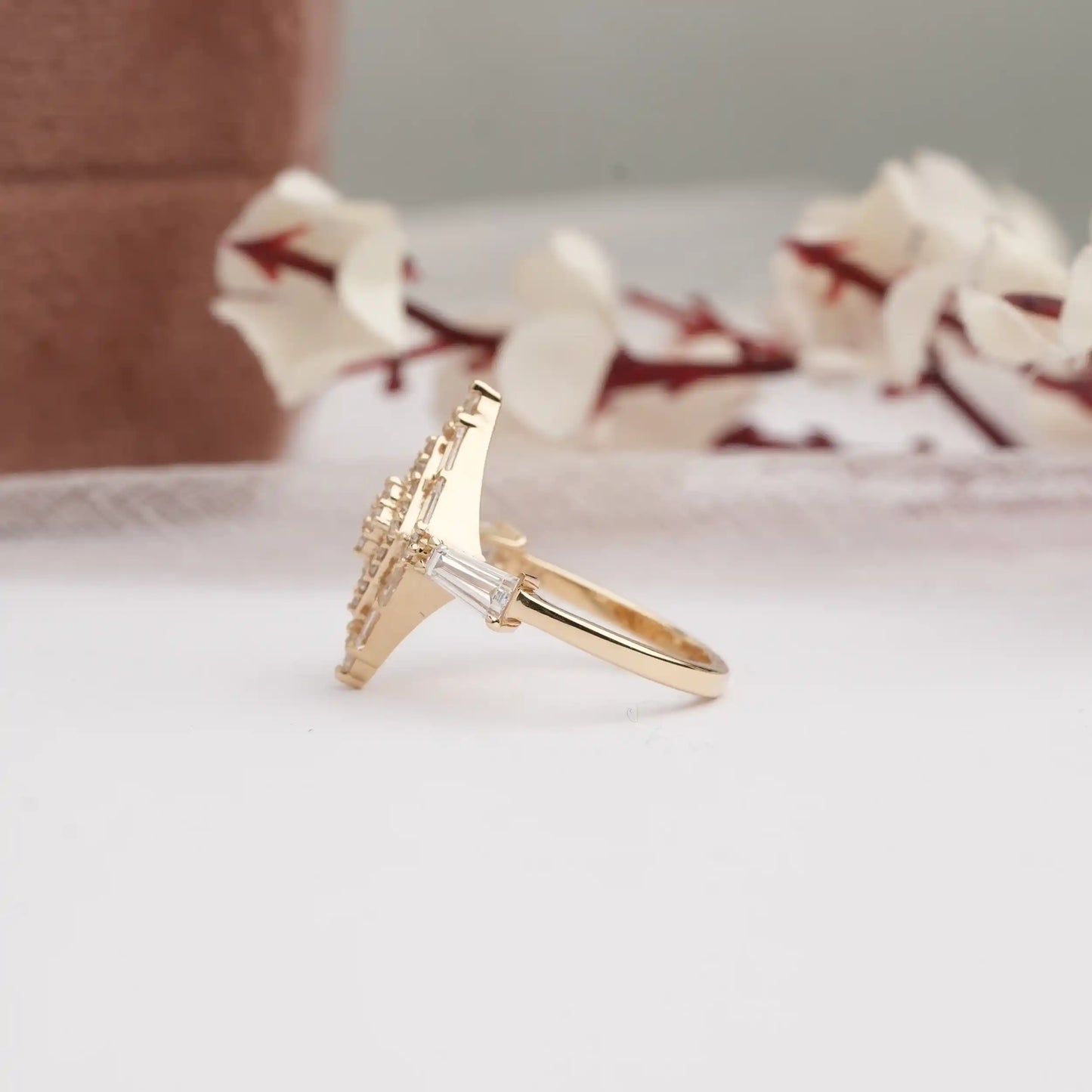 Multi Shape Lab Grown Diamond  Bridal  Ring