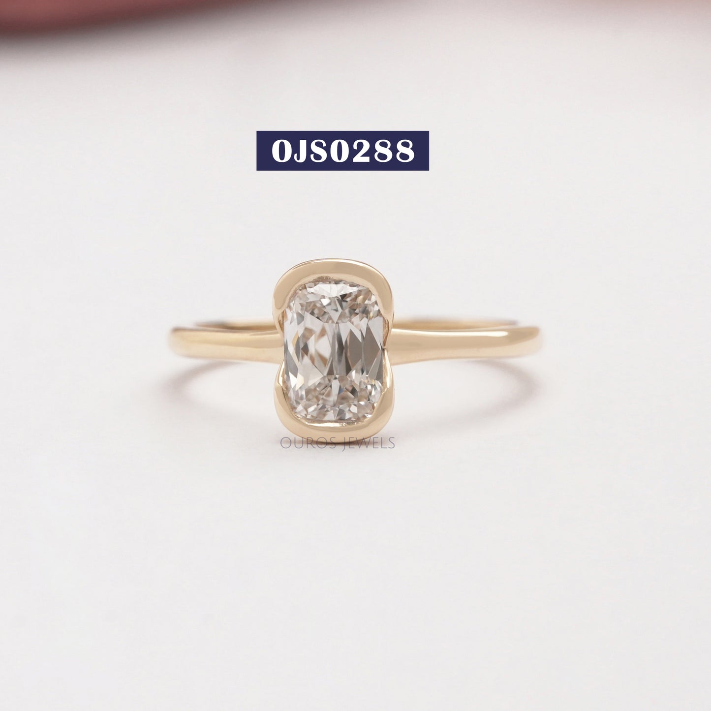 Ashoka Cut Lab Grown Diamond Solitaire Ring