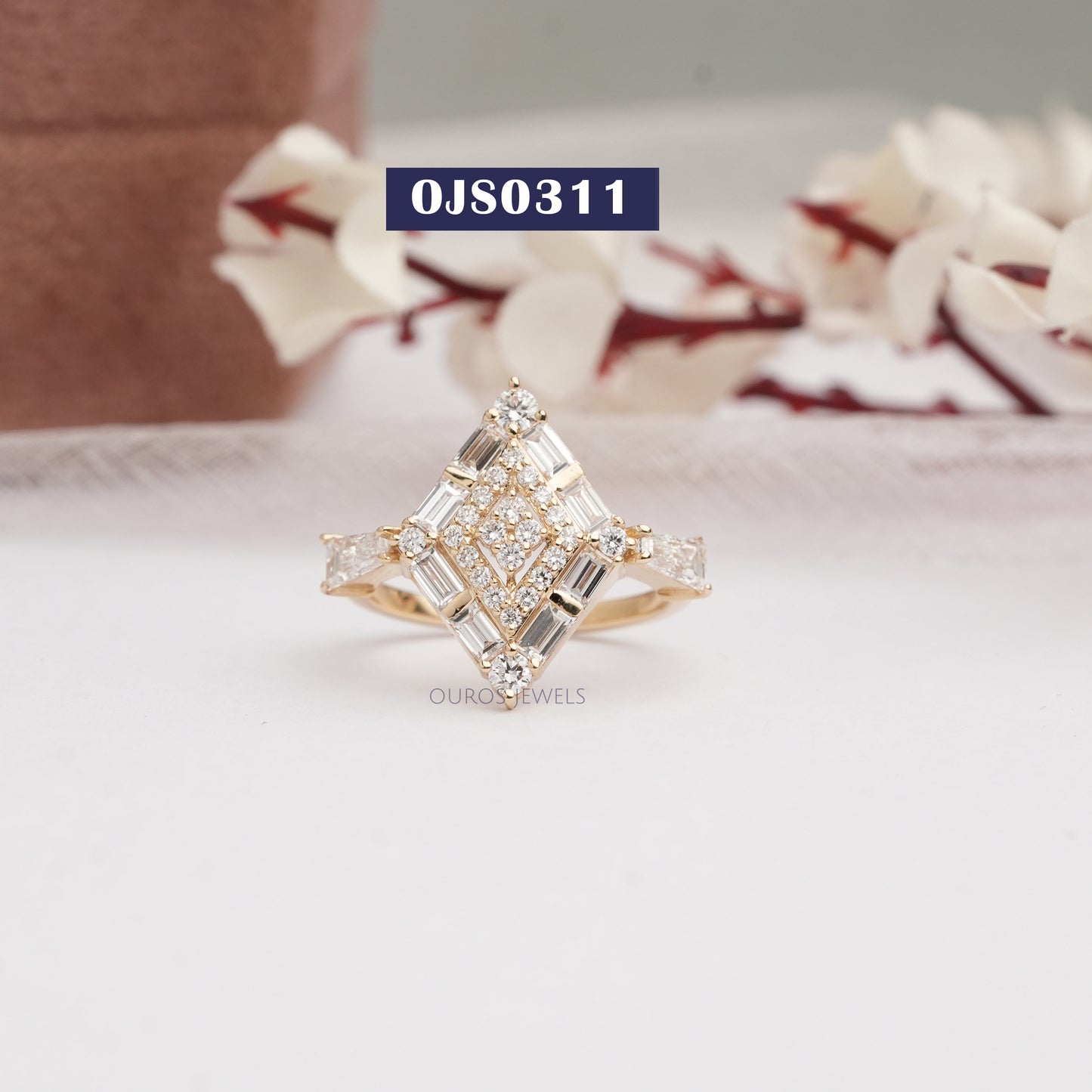 Multi Shape Lab Grown Diamond  Bridal  Ring