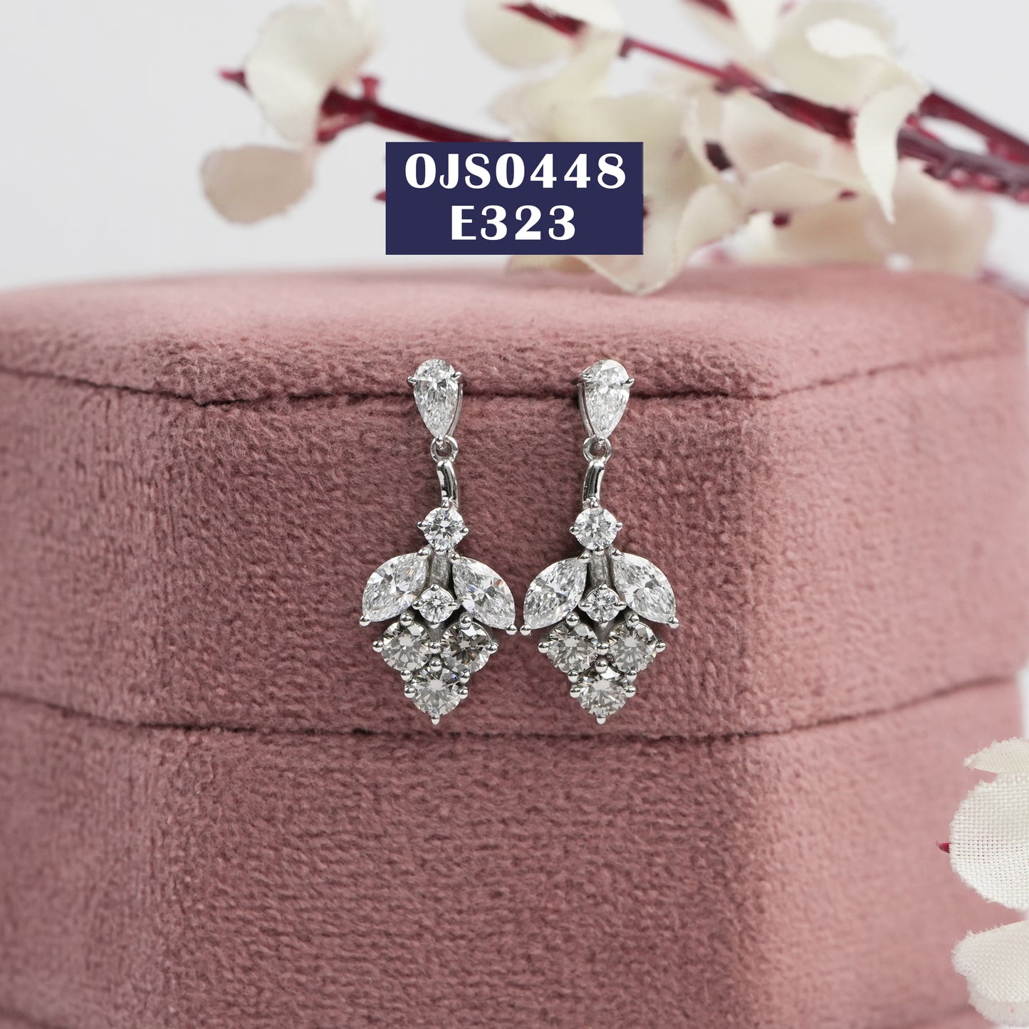 Multi Shape Lab Grown Diamond Earrings