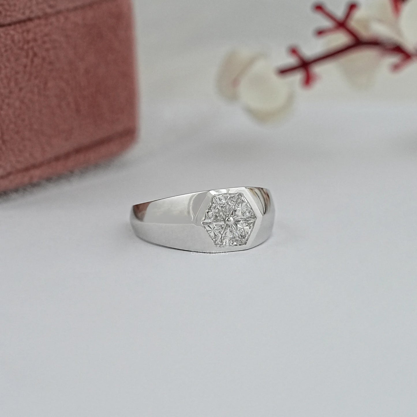Triangle Cut Lab Grown Diamond Ring