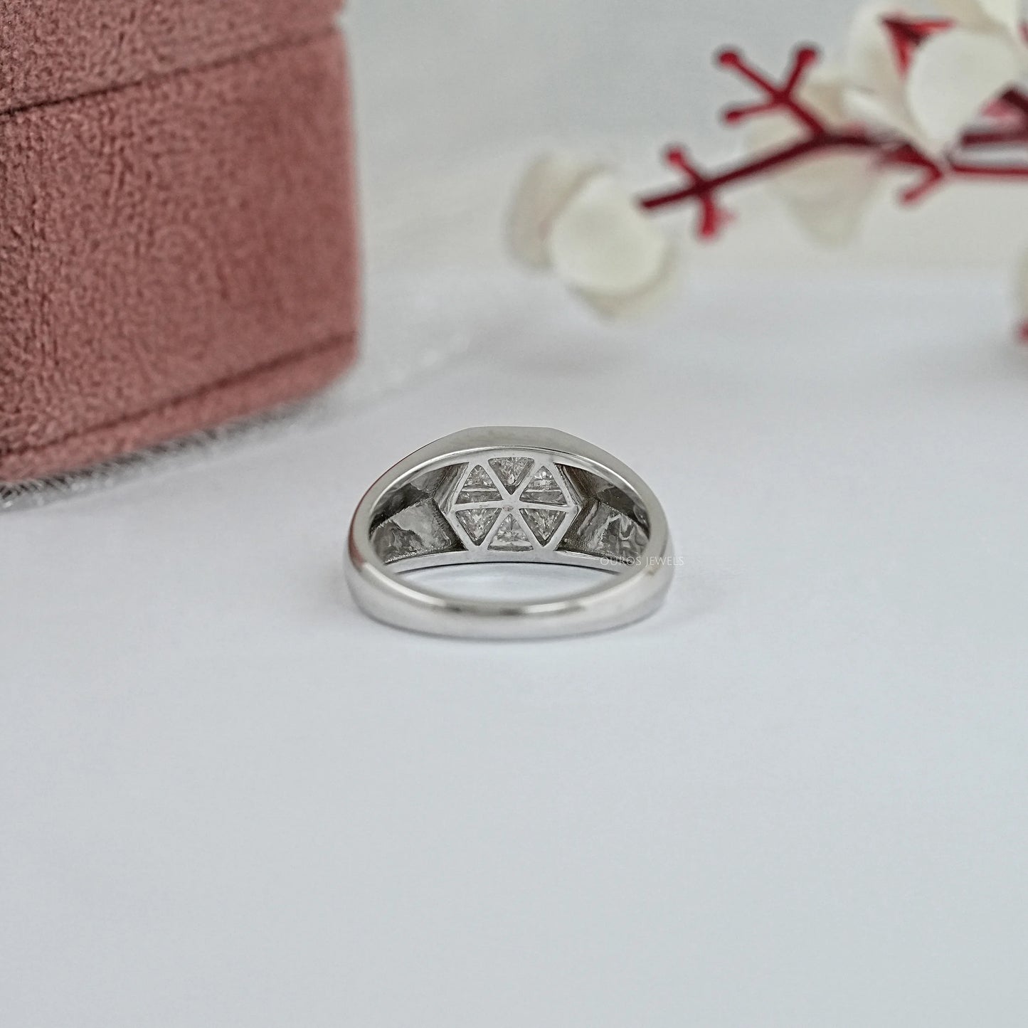 Triangle Cut Lab Grown Diamond Ring