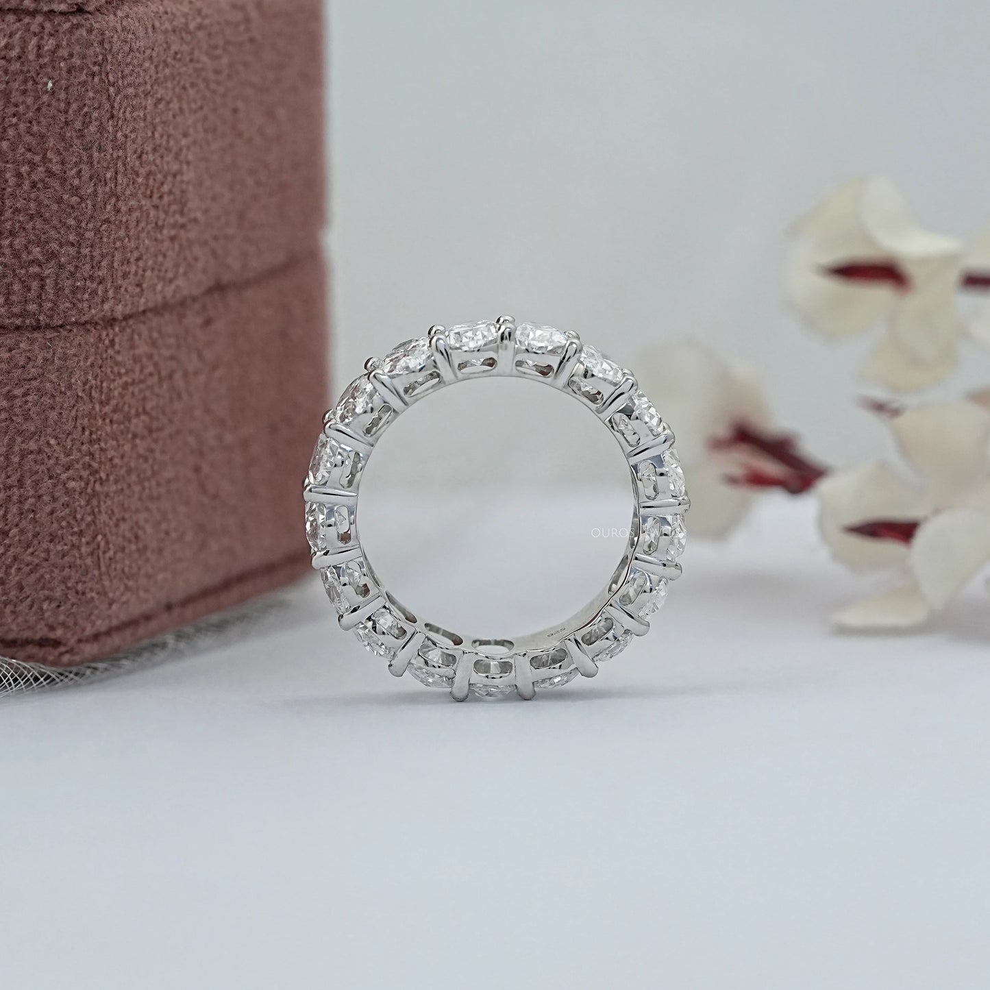 Oval Diamond Eternity Band