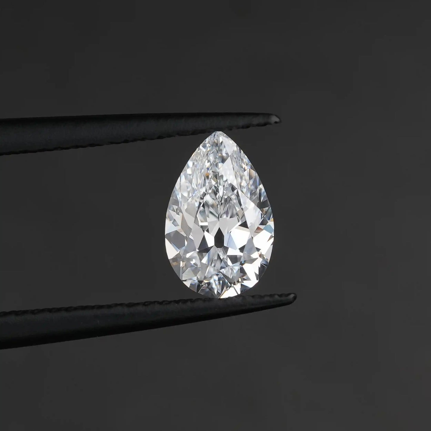 1.02 Carat Old Cut Pear Lab Grown  Diamond
