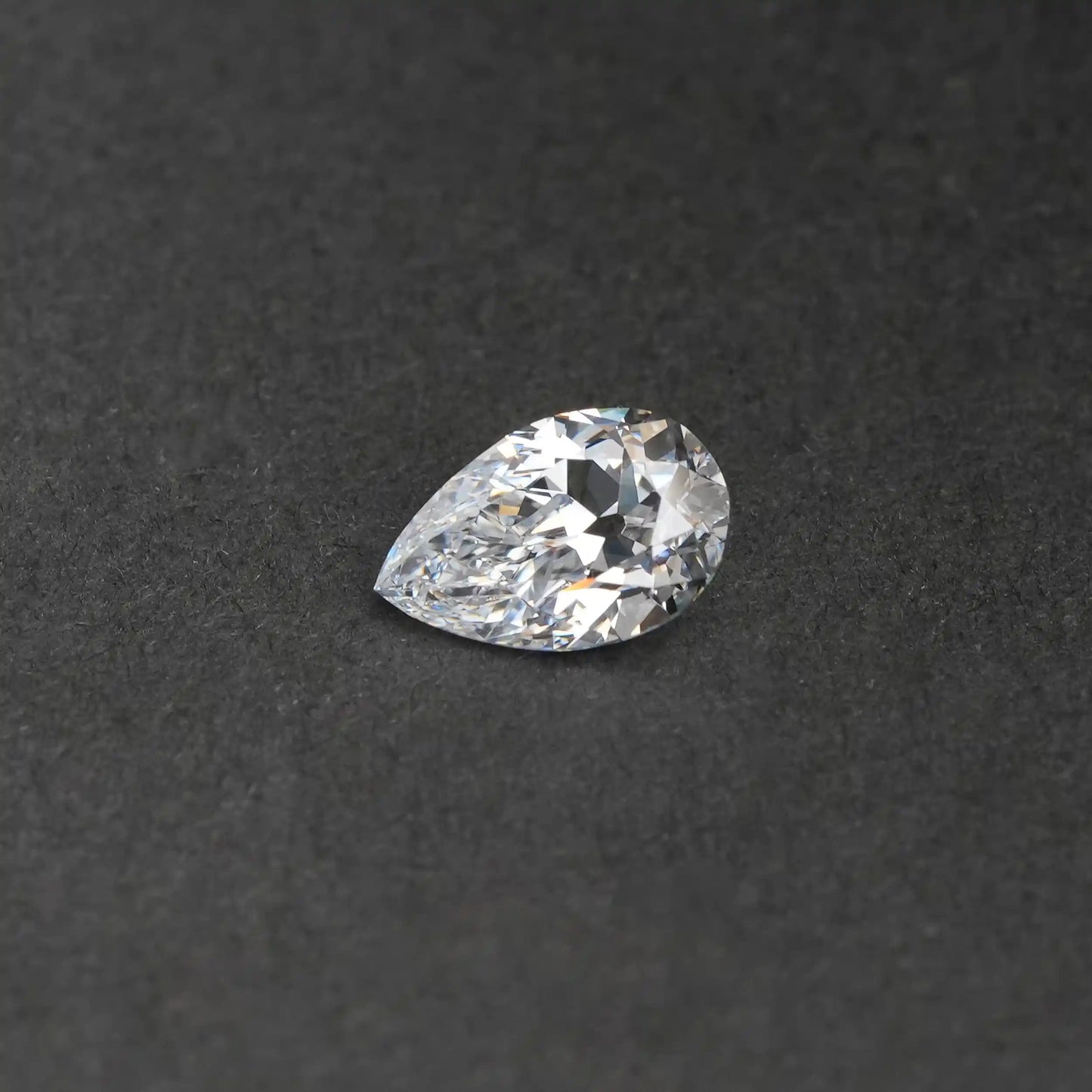 1.02 Carat Old Cut Pear Lab Grown  Diamond