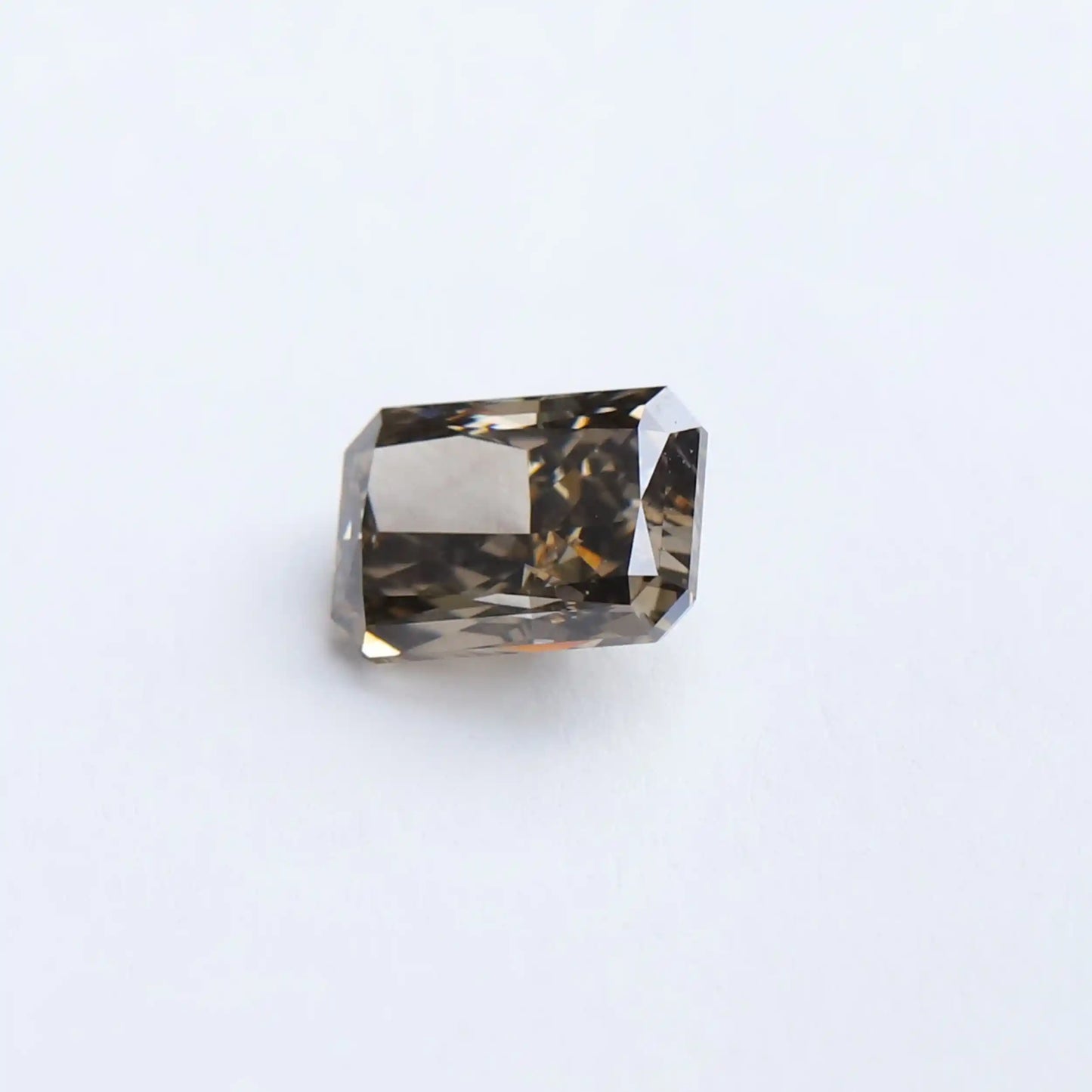 1.66 Carat Olive Radiant Cut Lab Grown Diamond