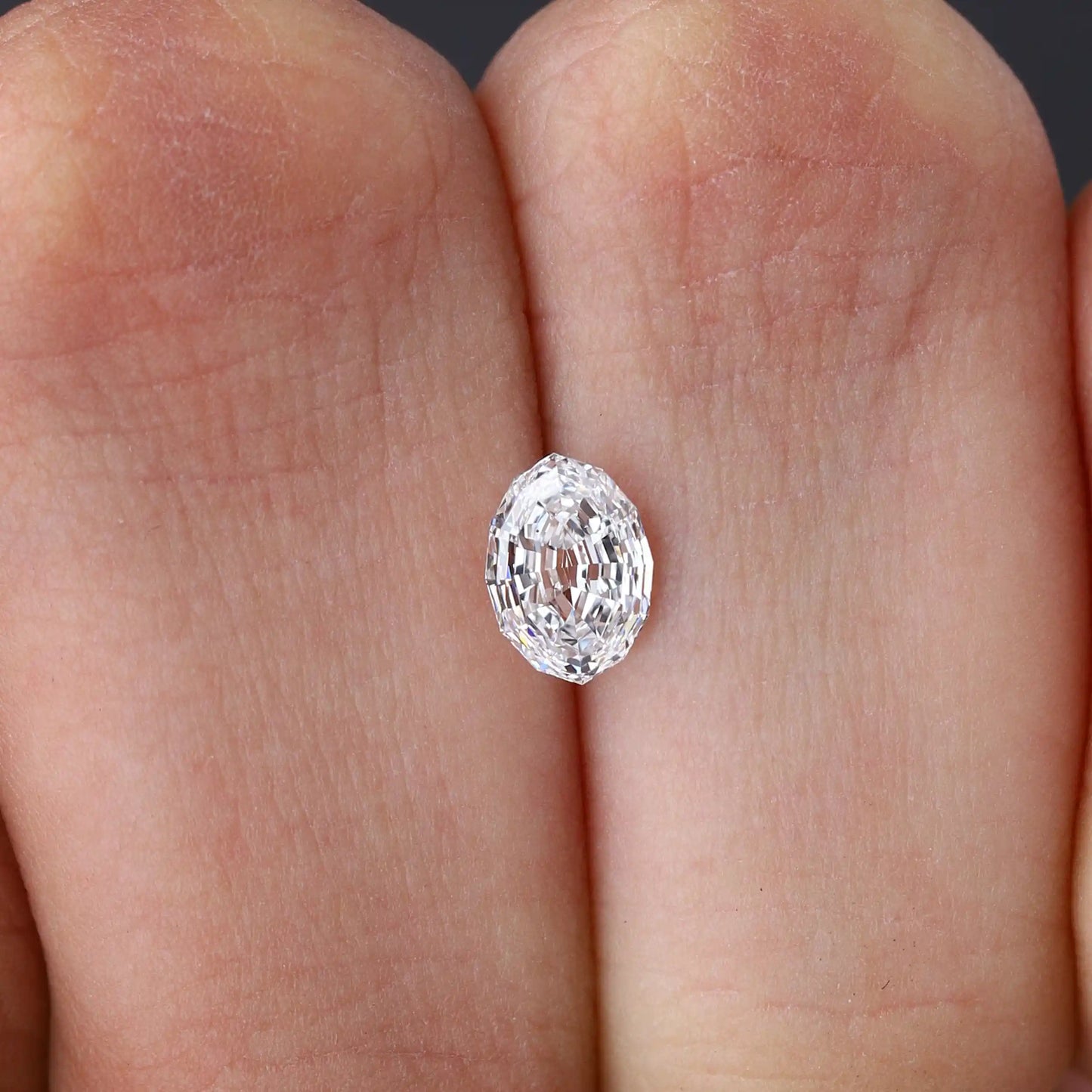 1.03 Carat Step Cut Oval Lab Grown Diamond