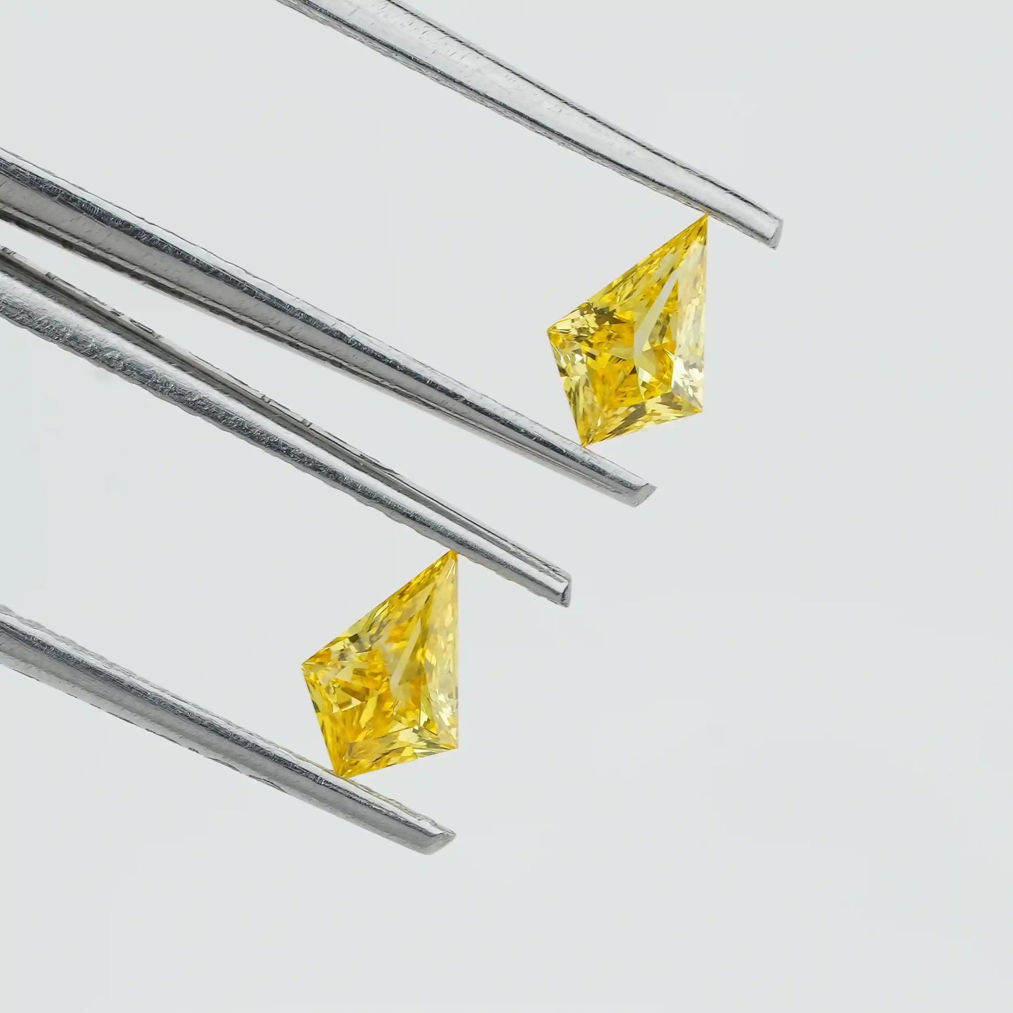 0.45 TCW Yellow Kite Cut Lab Grown  Diamond