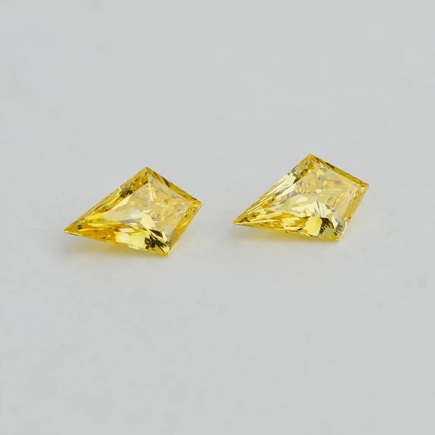 0.45 TCW Yellow Kite Cut Lab Grown  Diamond